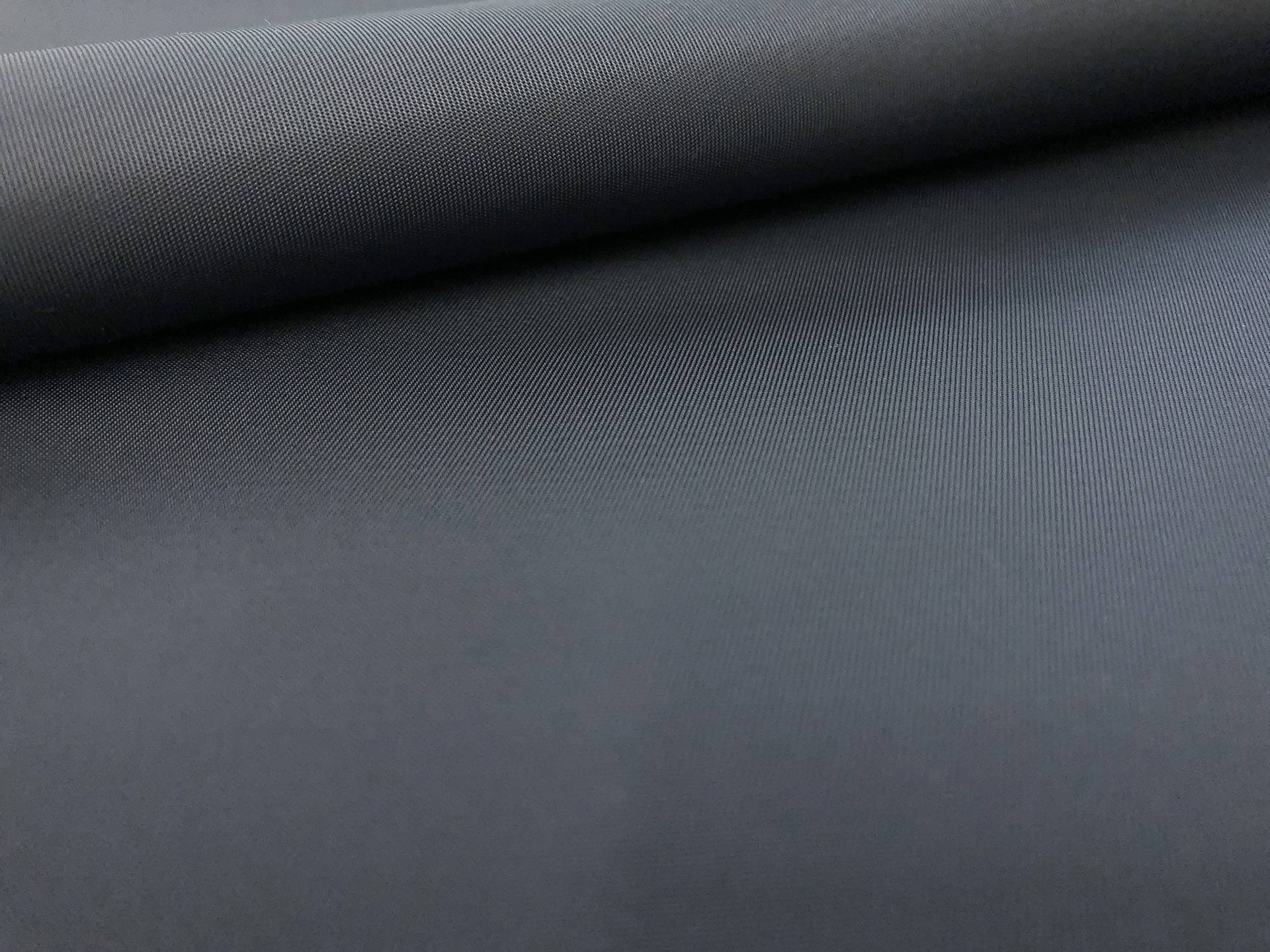 Nylon Satin Twill Rainwear in Steel Blue