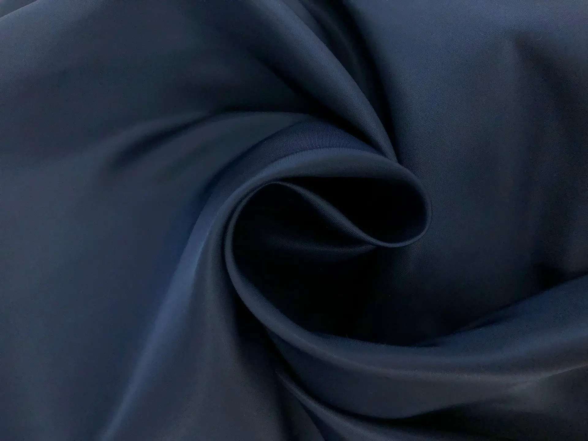 Nylon Satin Twill Rainwear in Navy