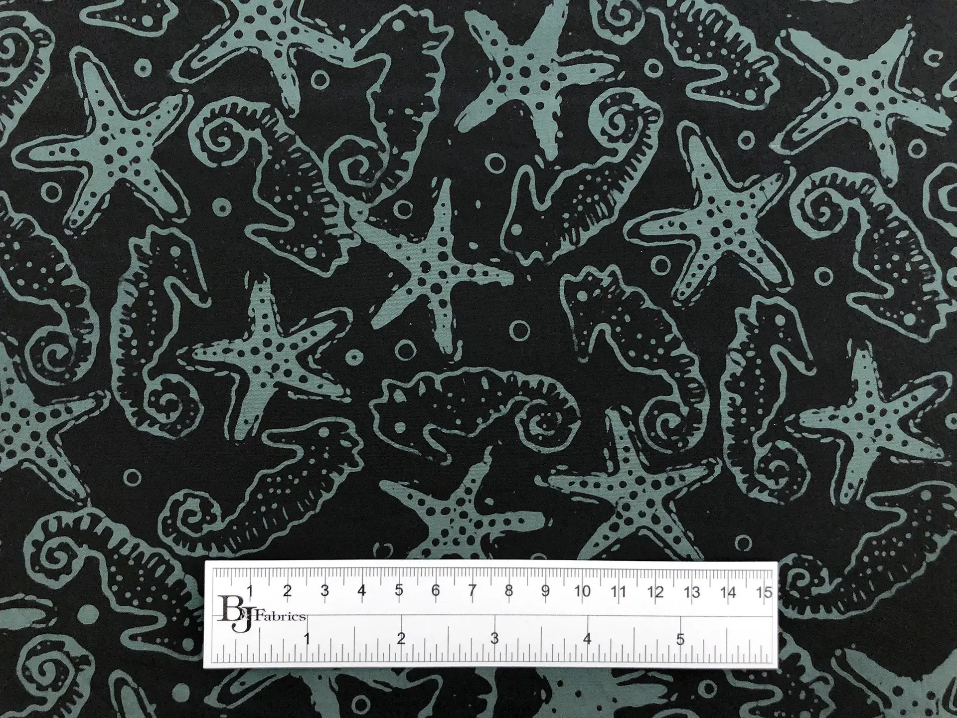 Cotton Batik With Nautical Motif