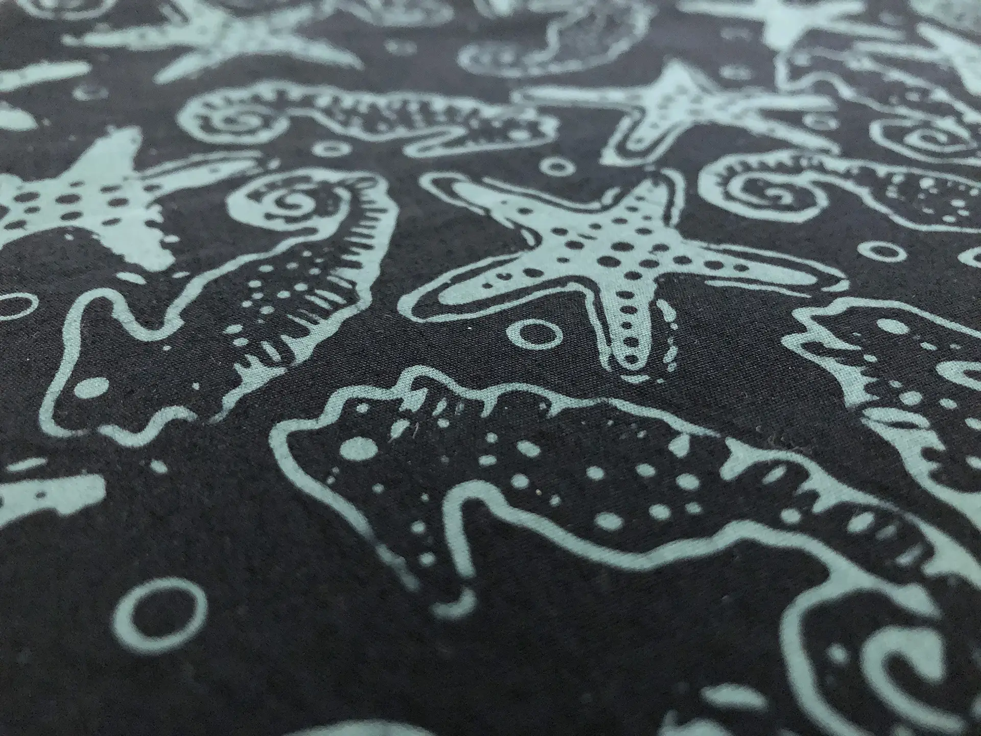 Cotton Batik With Nautical Motif