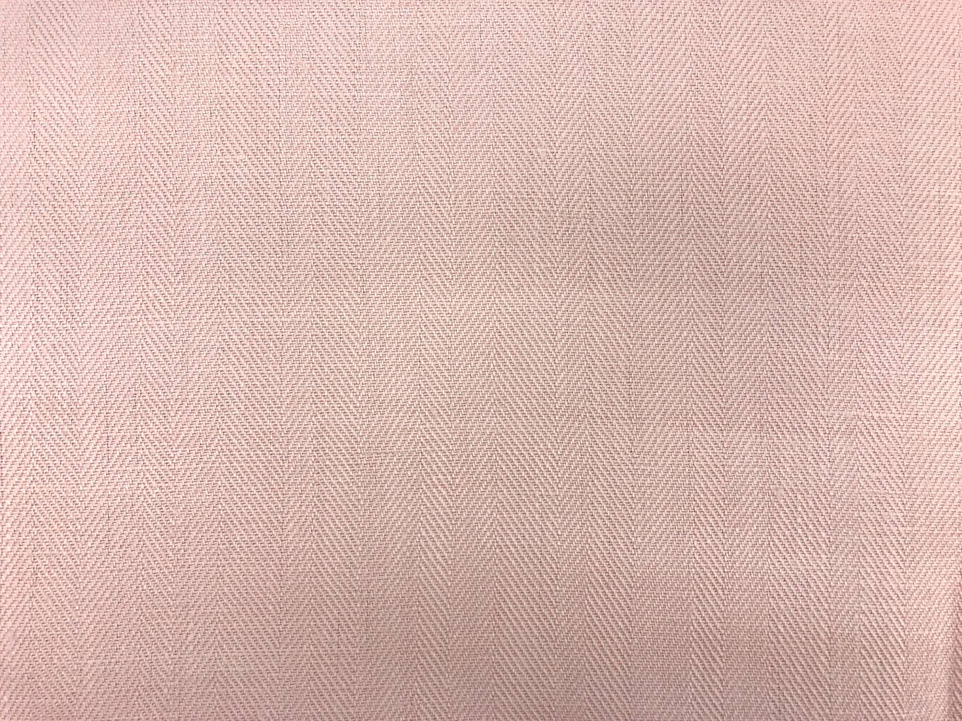 Upholstery Linen Herringbone in Blush