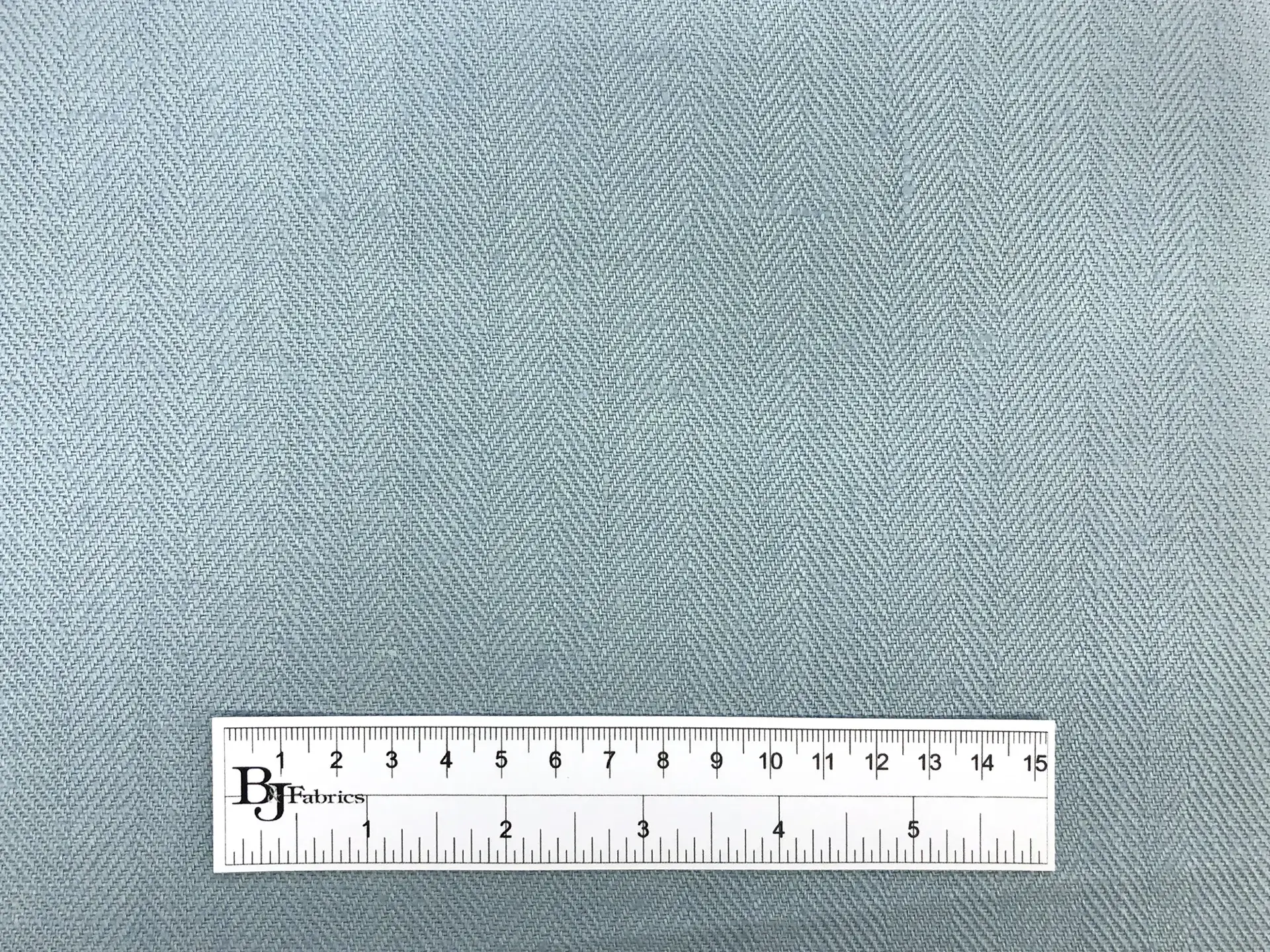 Upholstery Linen Herringbone in Sky