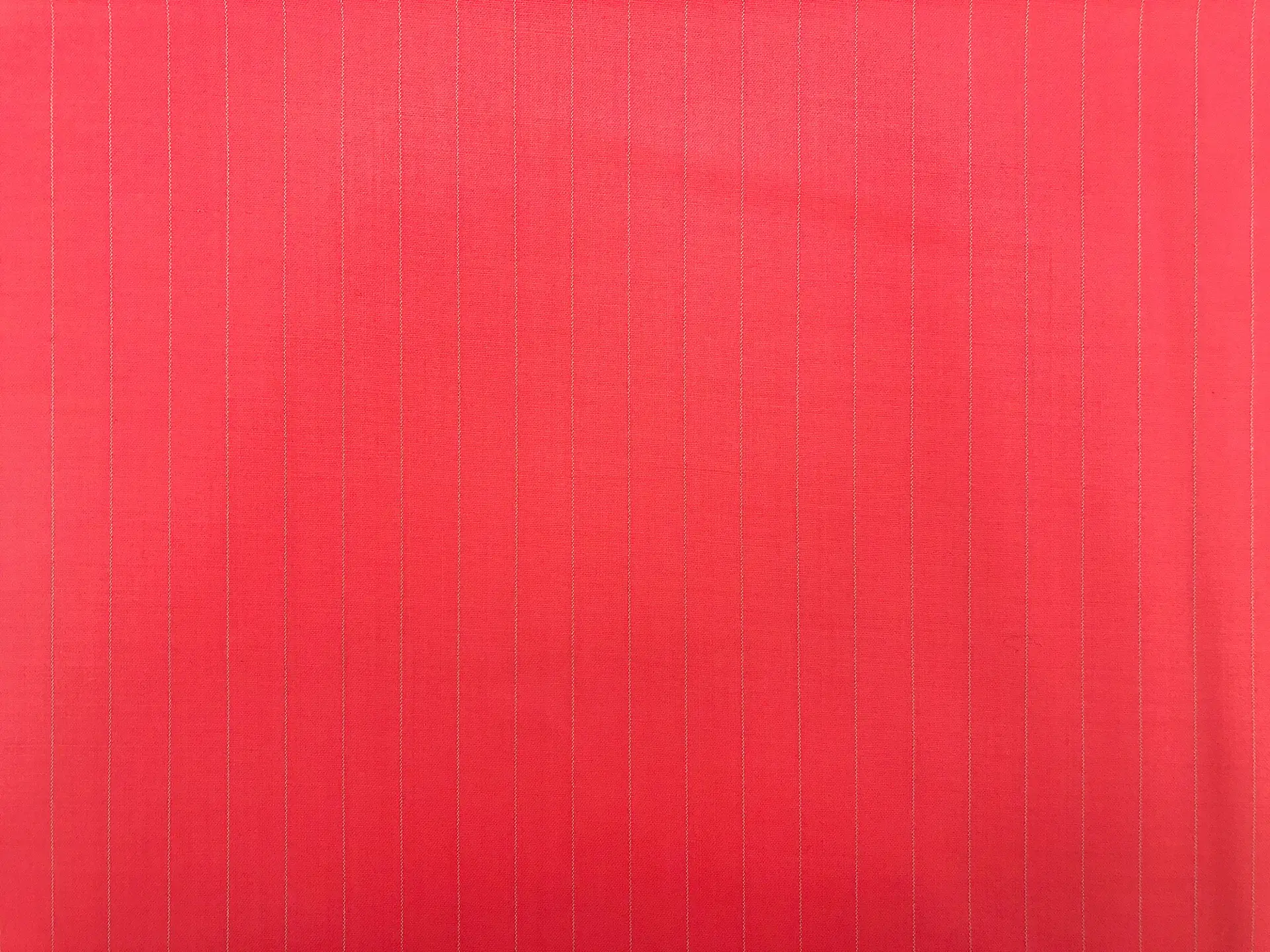 Italian Stretch Wool Stripe Suiting in Coral