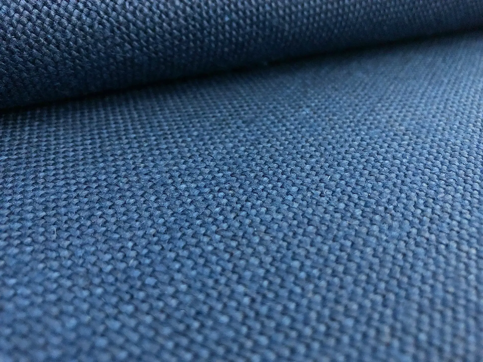 Linen Upholstery in New Indigo