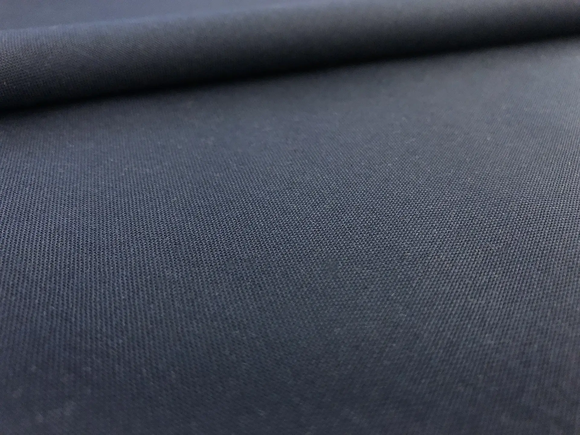 Italian Stretch Wool Blend Suiting in Navy