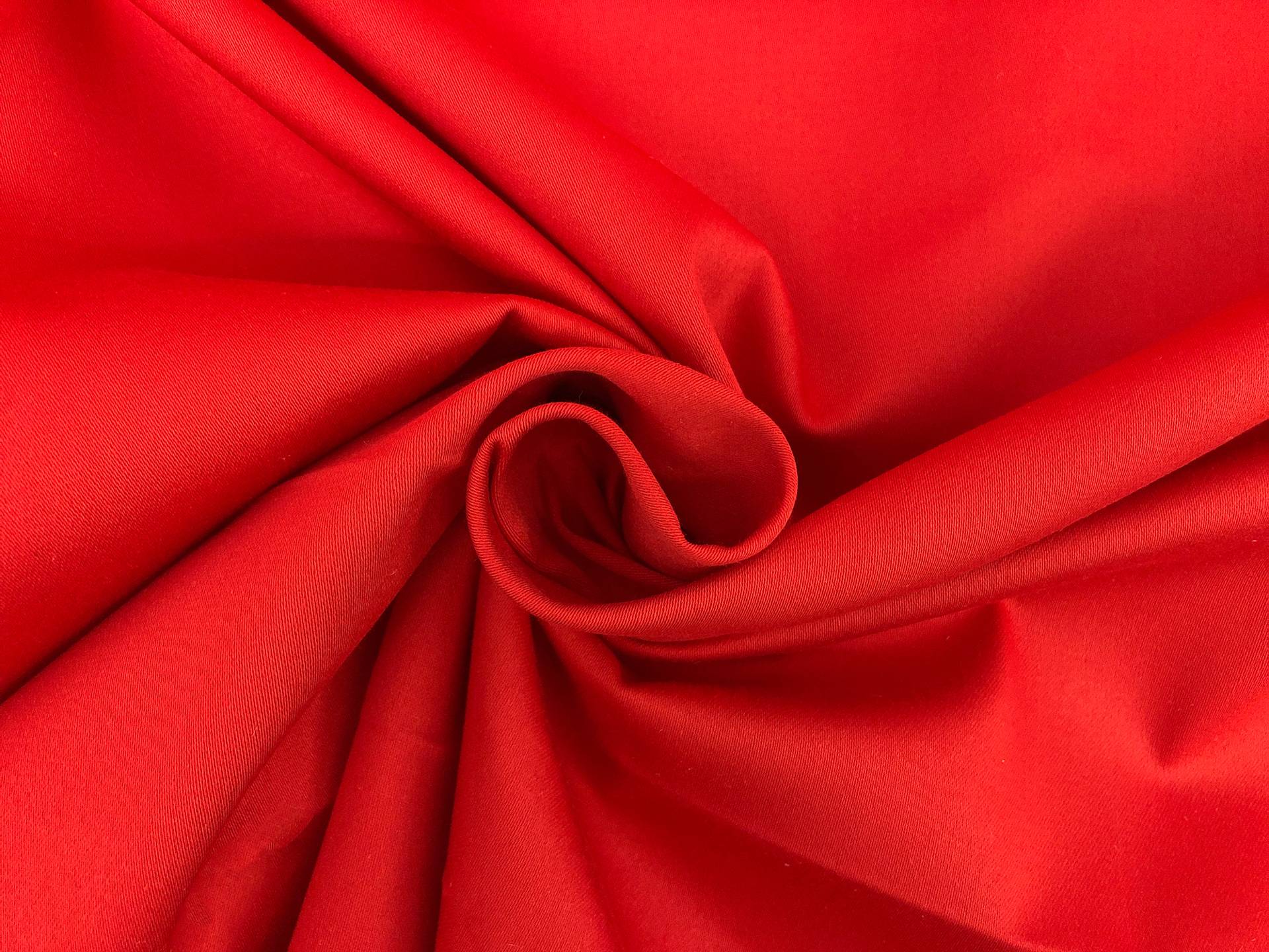 Italian Stretch Cotton Sateen in Red