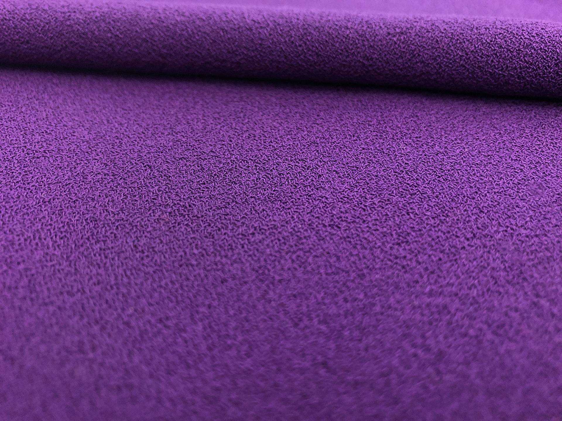 Italian Wool Crepe in Viola