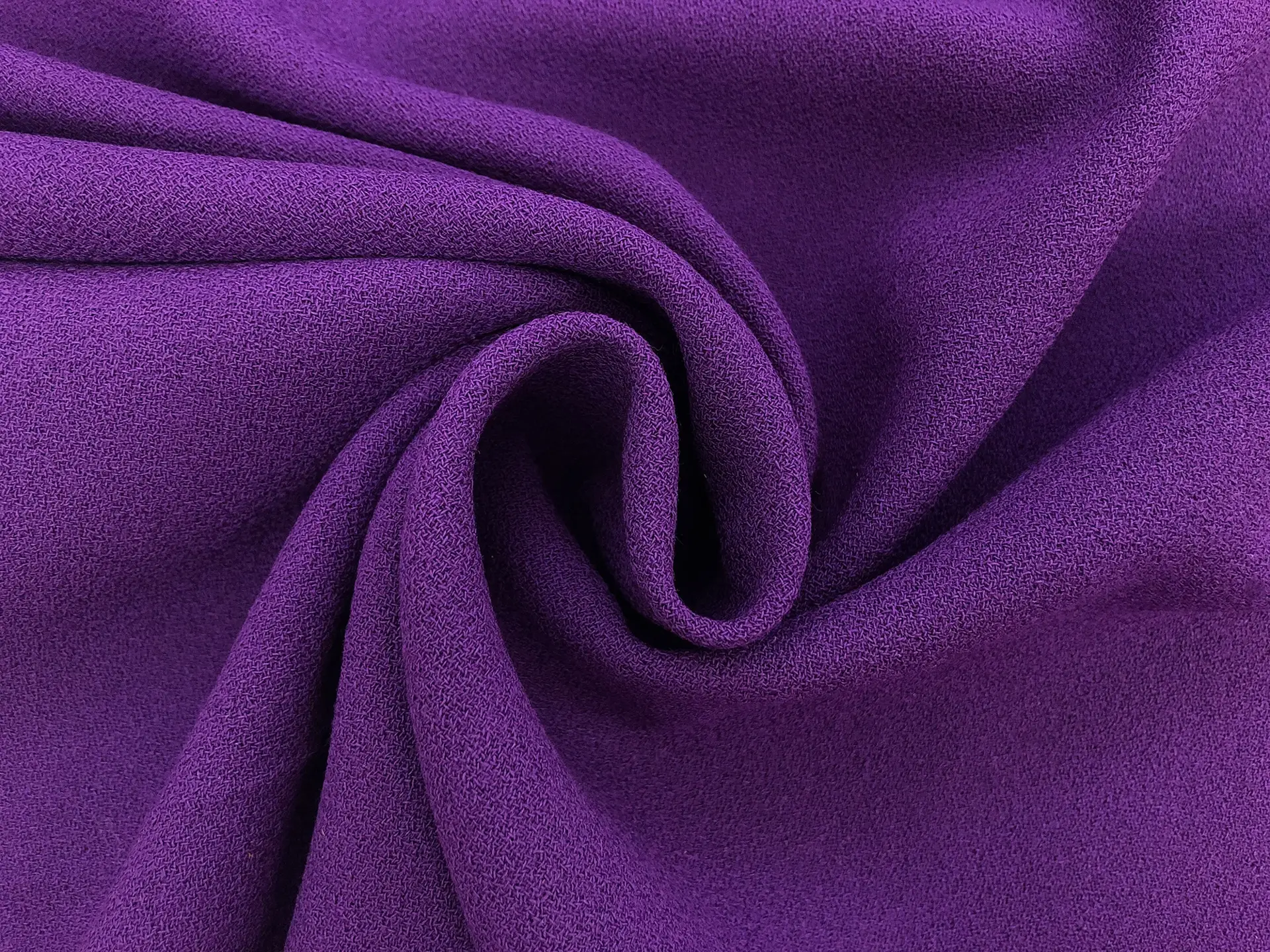 Italian Wool Crepe in Viola