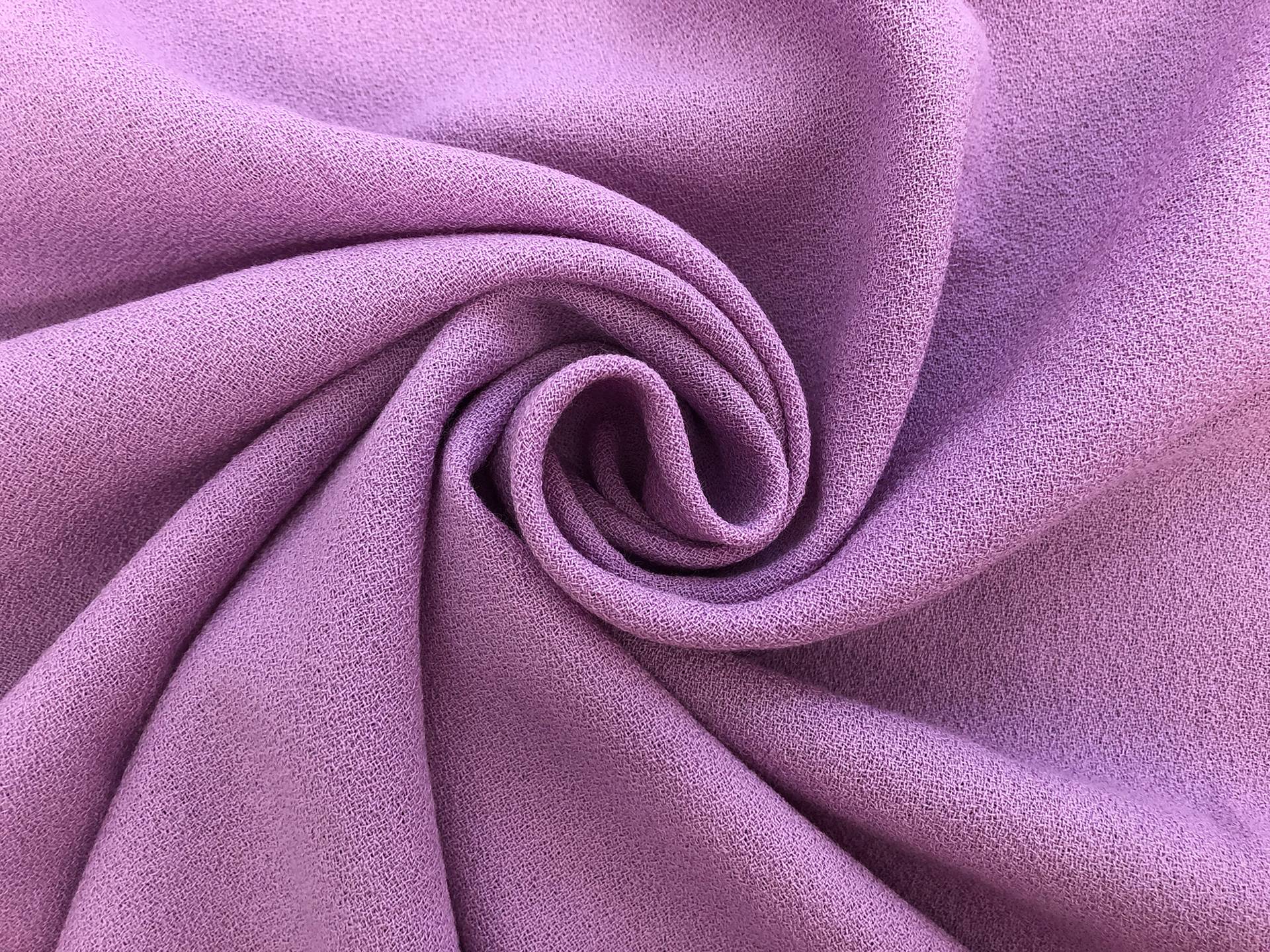 Italian Wool Crepe in Lilac