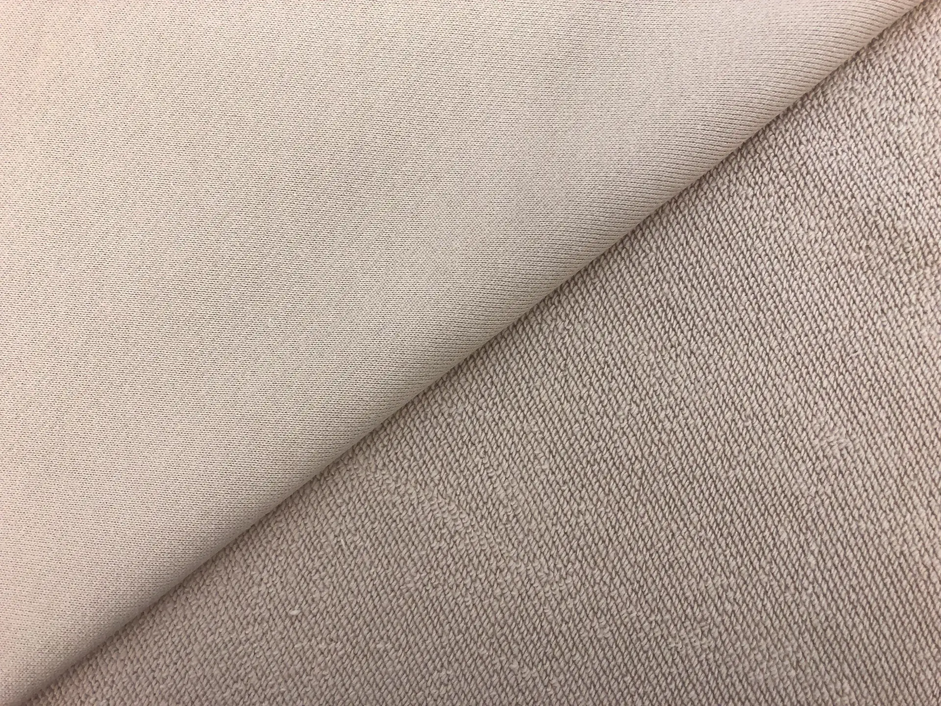 Japanese 11 oz French Terry Knit in Blush