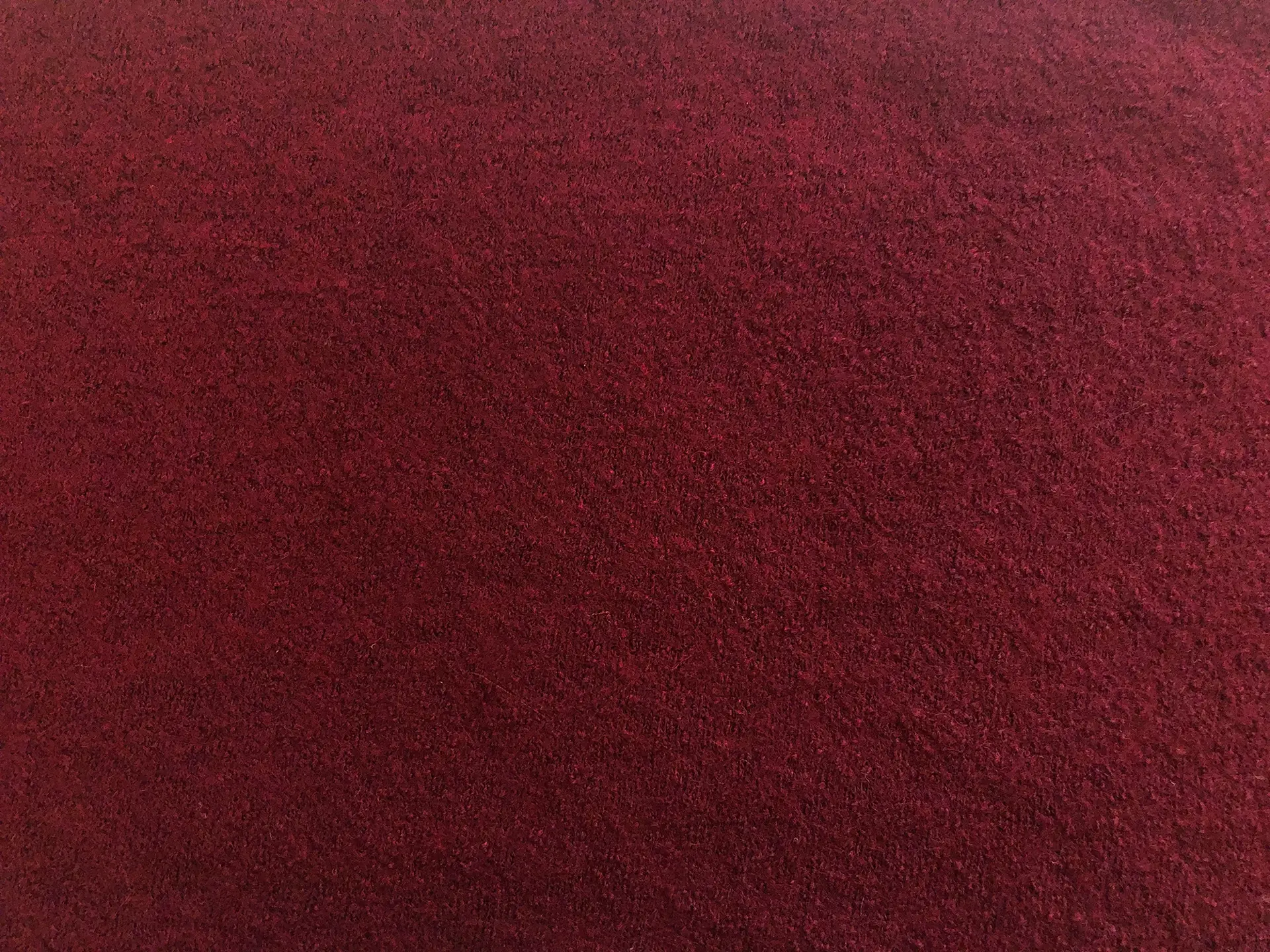 Boiled Wool Blend Knit in Burgundy