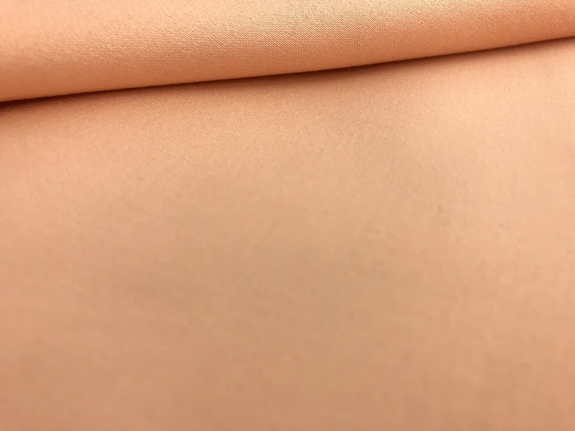 Italian Stretch Cotton Sateen in Peach