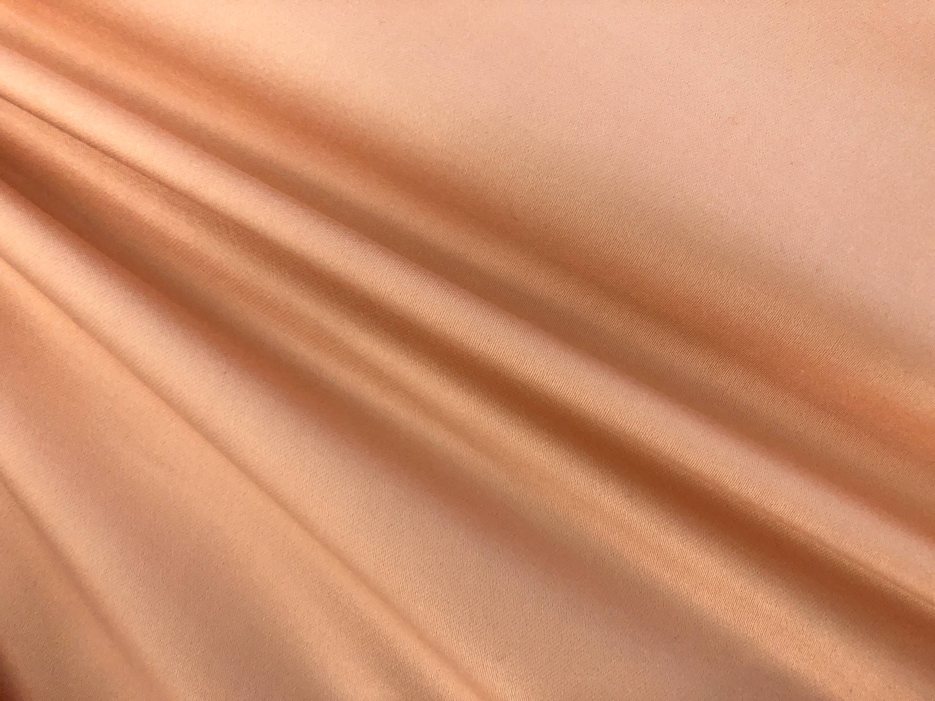 Italian Stretch Cotton Sateen in Peach