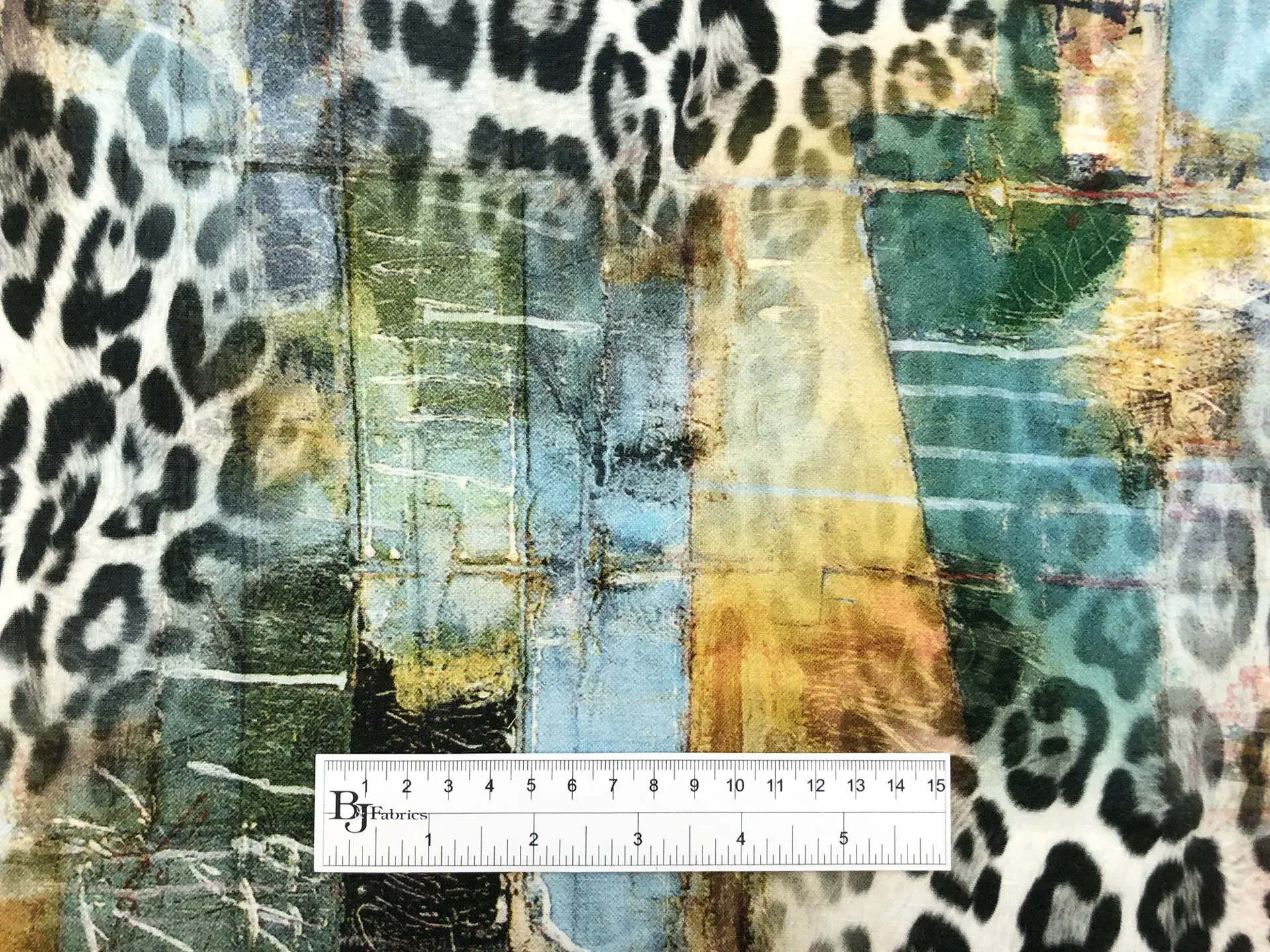 Handkerchief Linen Digital Print Collage