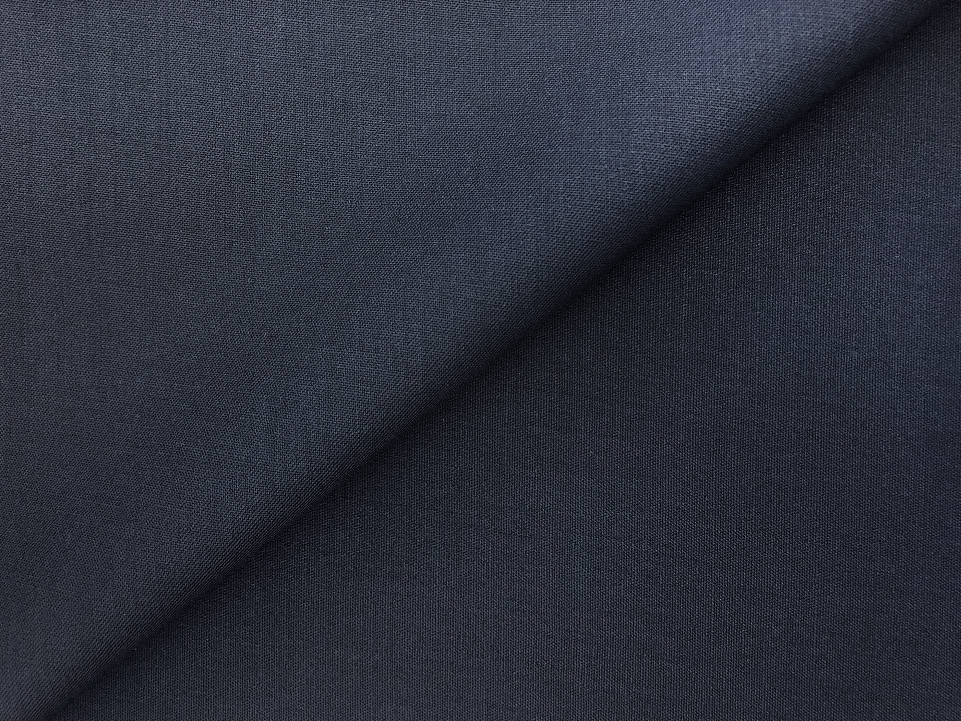 Italian Stretch Wool Doubleface in Navy