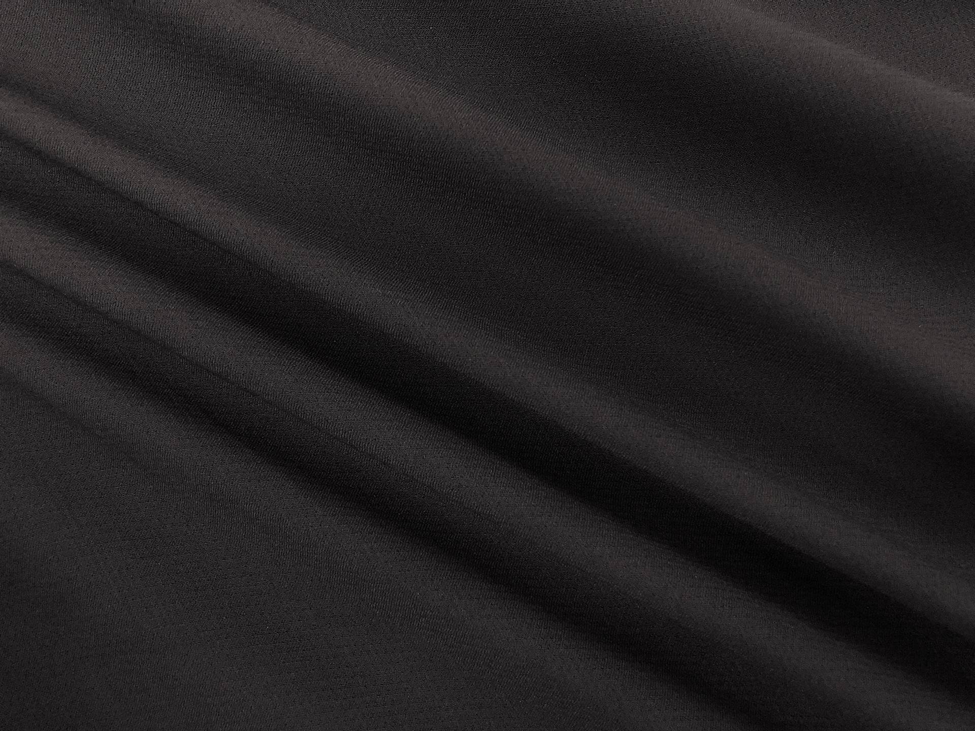 Poly Rayon Stretch Suiting in Black