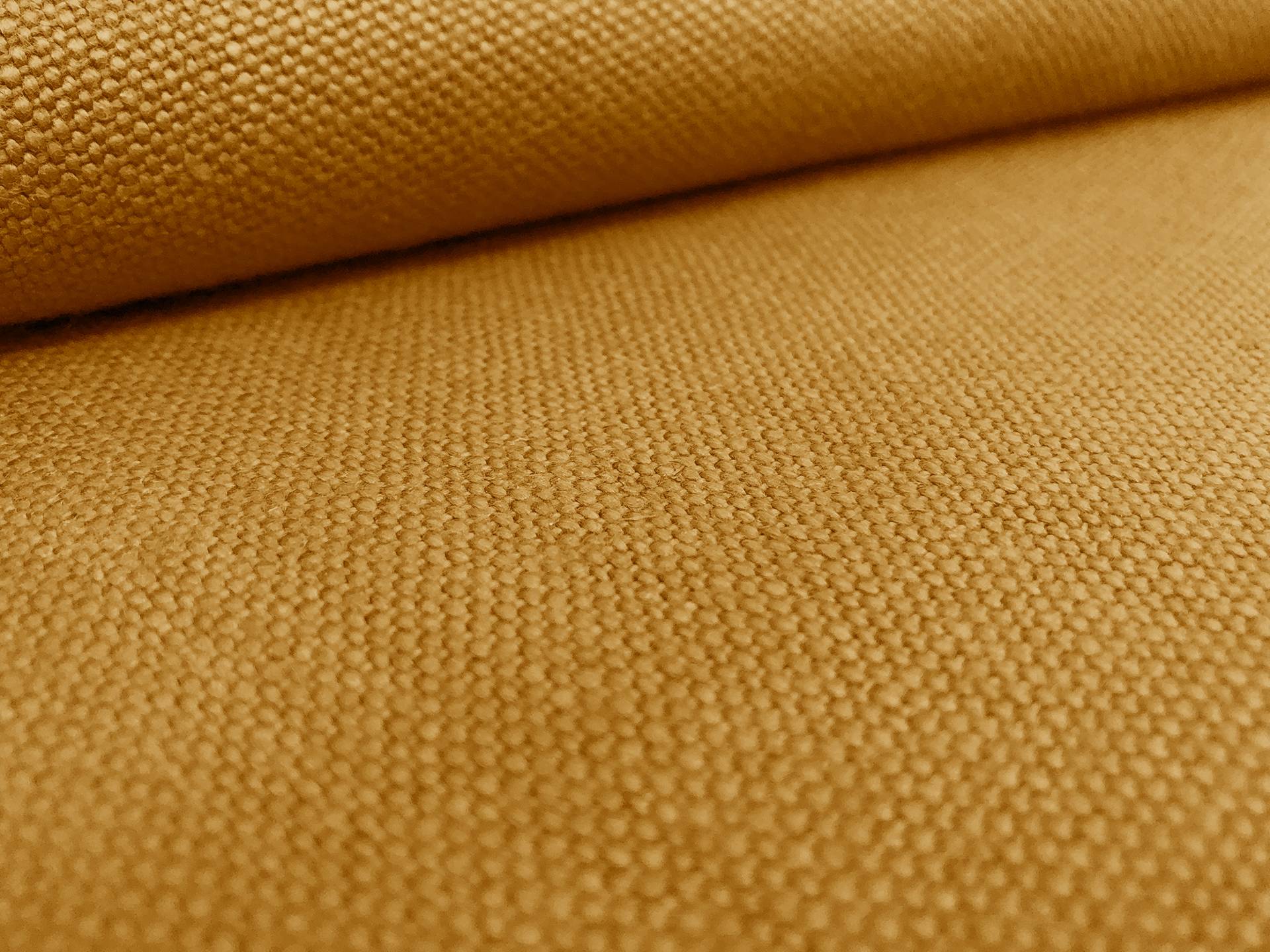 Belgian Stain Resistant Upholstery Linen in Lemon