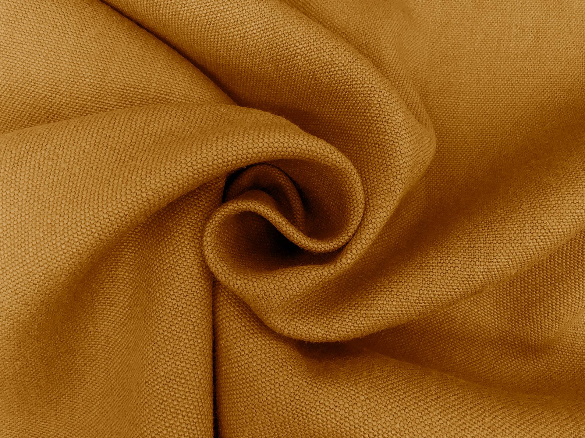 Belgian Stain Resistant Upholstery Linen in Lemon