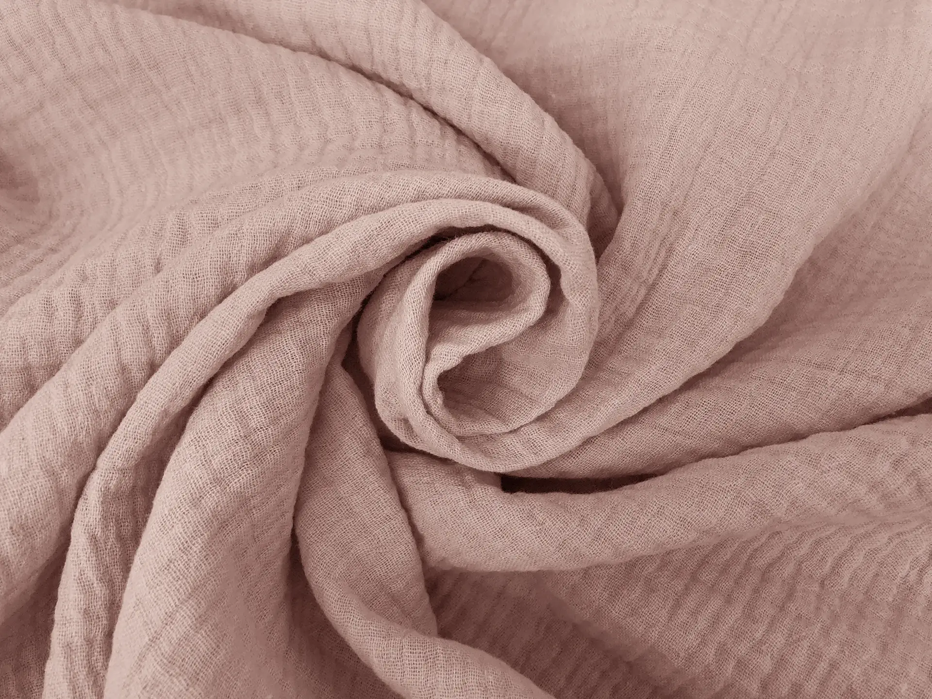 Cotton Double Gauze in Blush