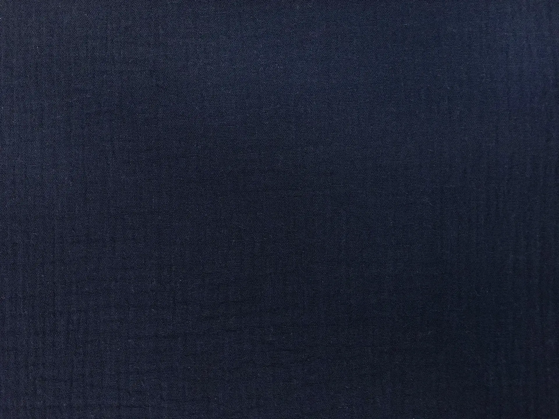 Cotton Double Gauze in Navy