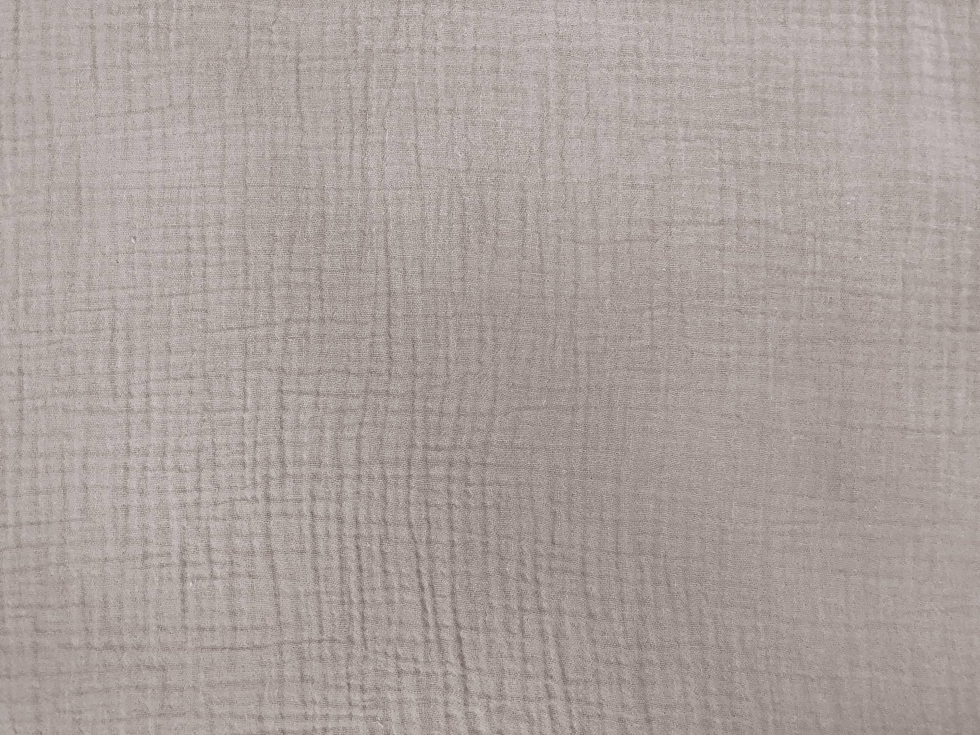 Cotton Double Gauze in Silver