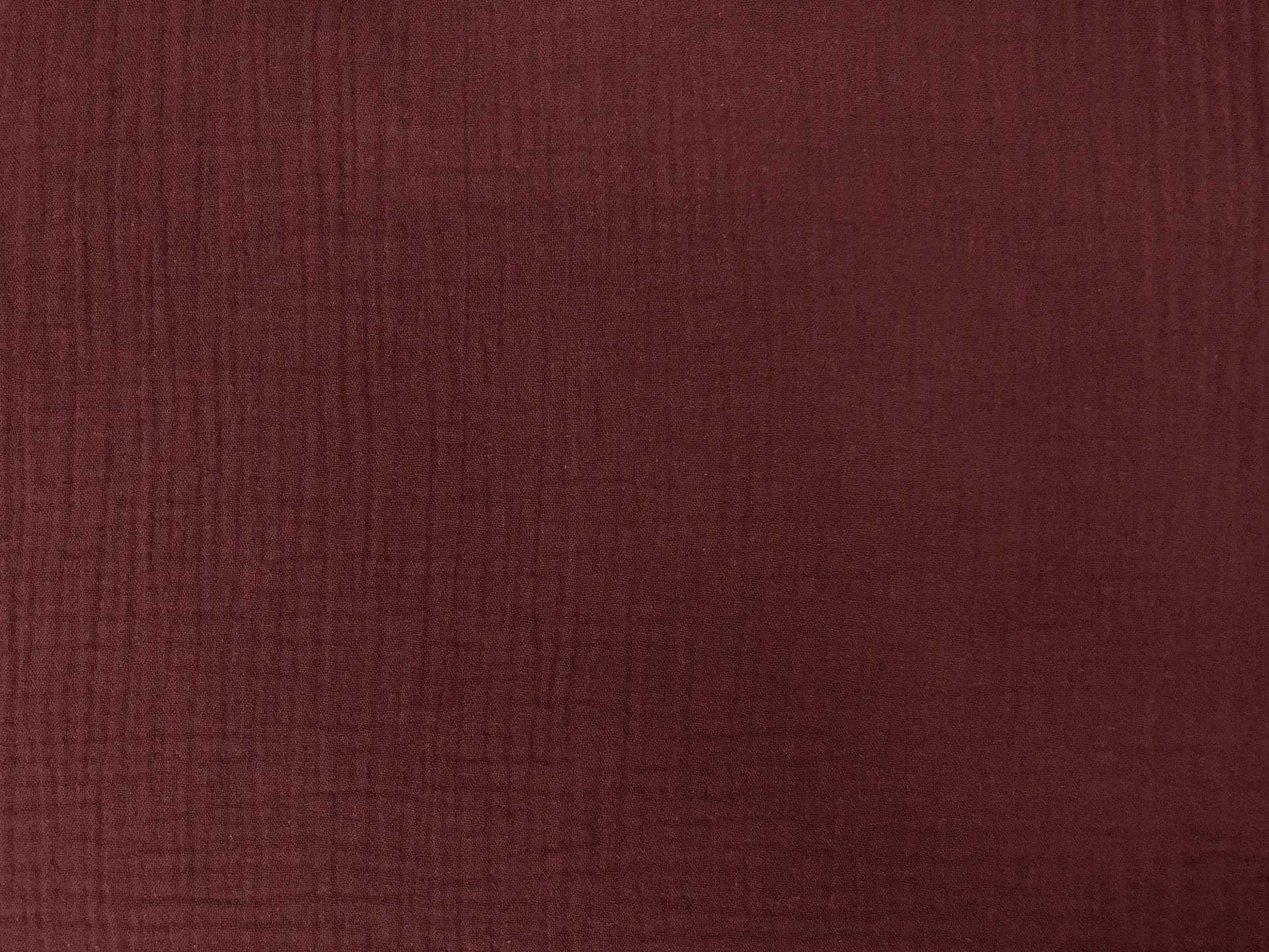 Cotton Double Gauze in Wine