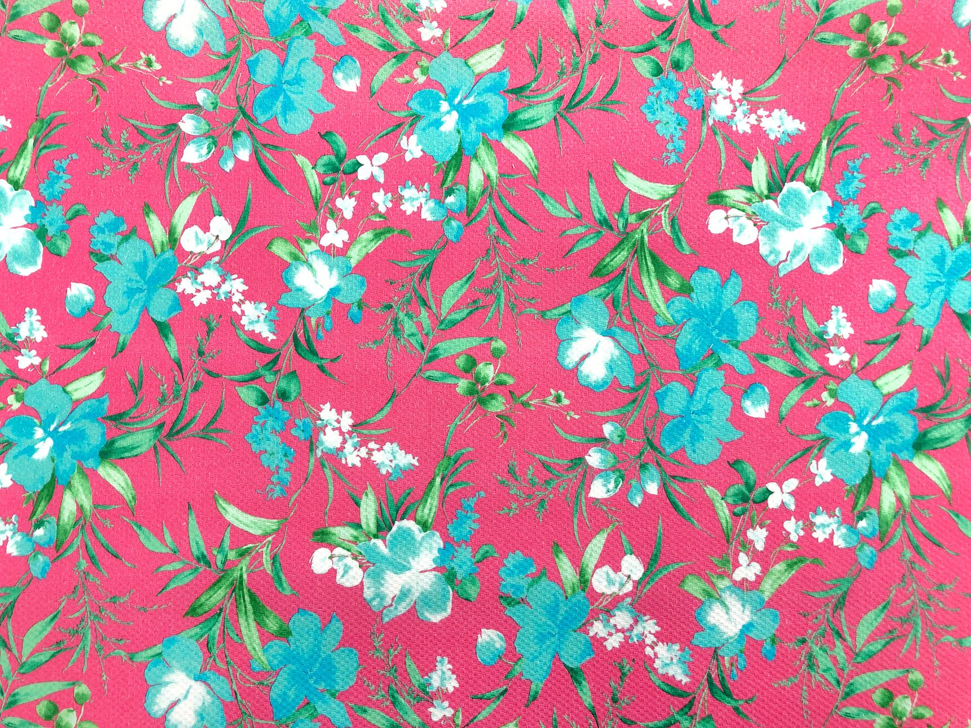 Italian Stretch Cotton Piqué Floral Print