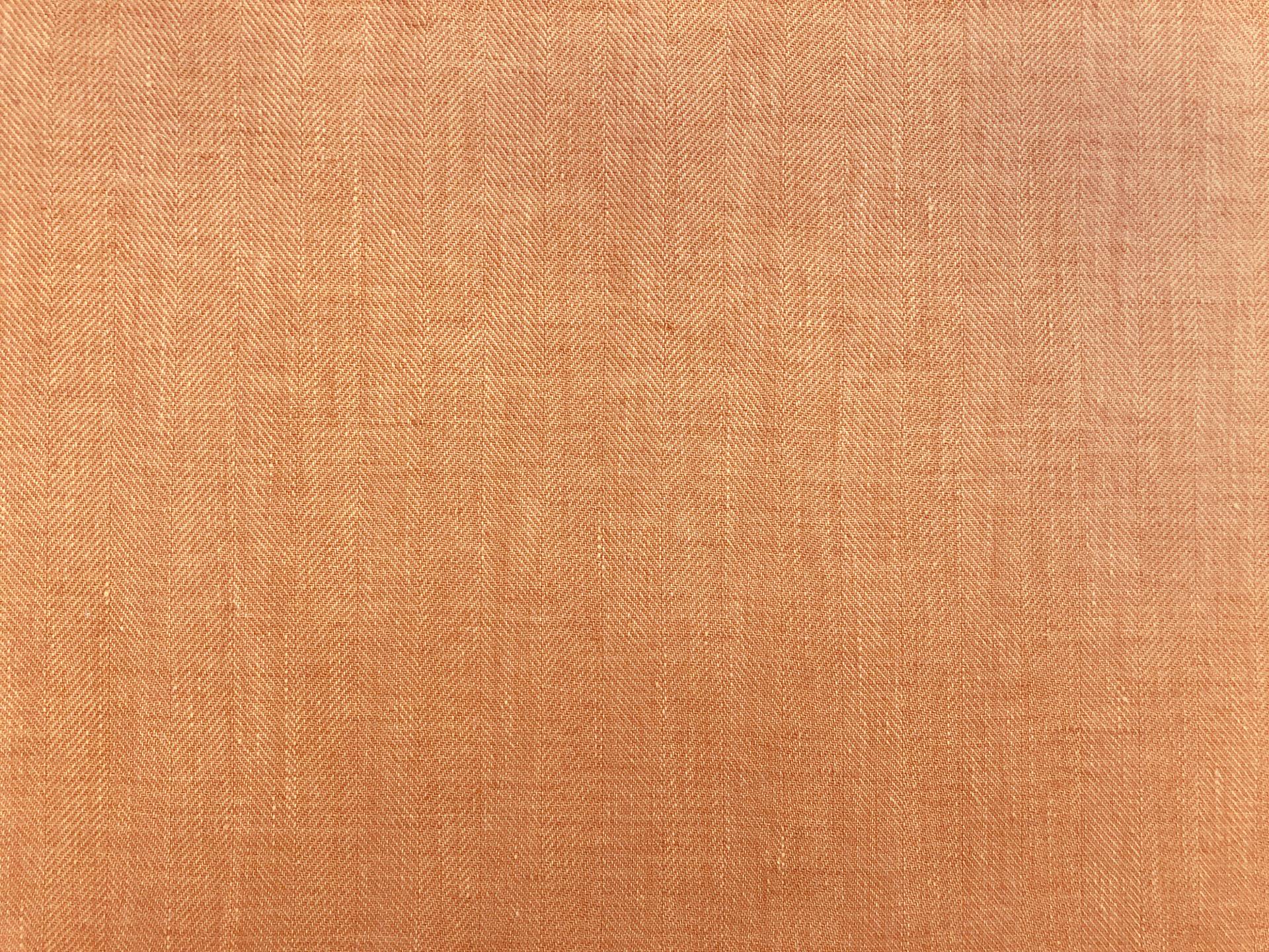 Two Toned Linen Herringbone in Orange