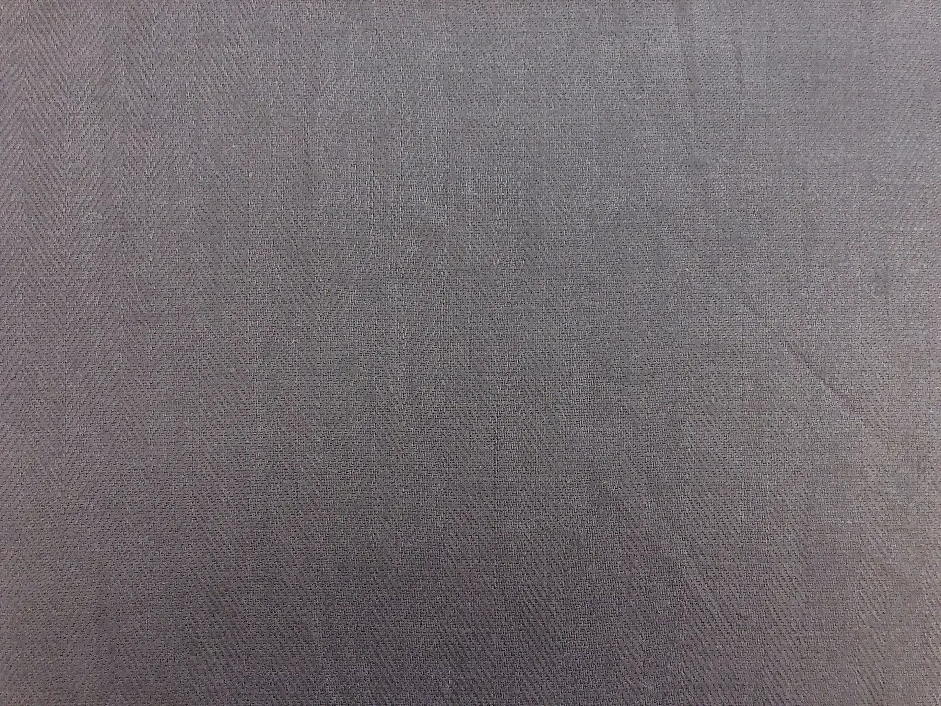 Upholstery Linen Herringbone in Smoke Grey