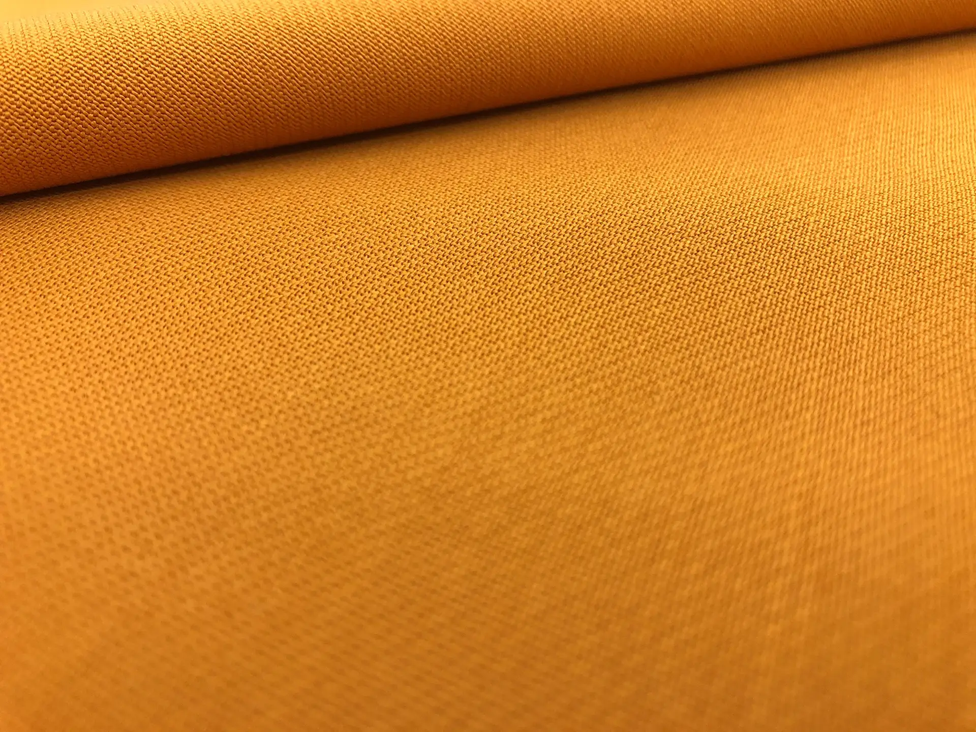 Italian Wool Satin Faille in Gold