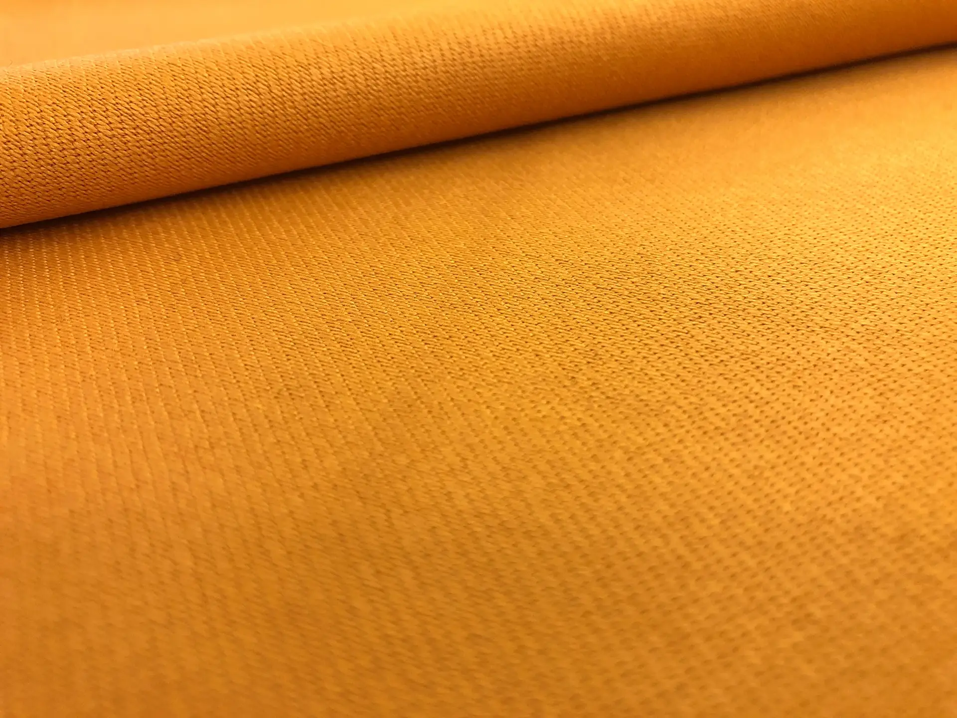 Italian Wool Satin Faille in Gold