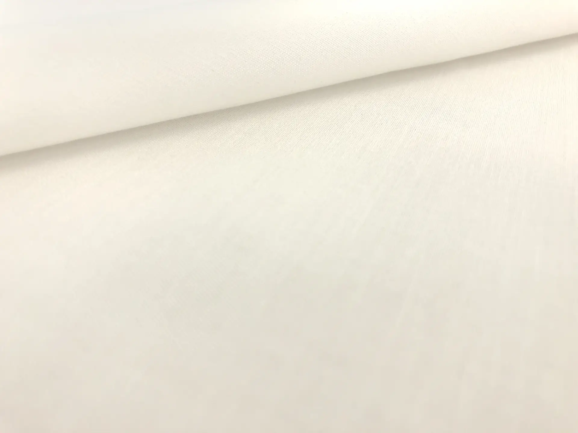 Tencel and Cotton Gabardine in White