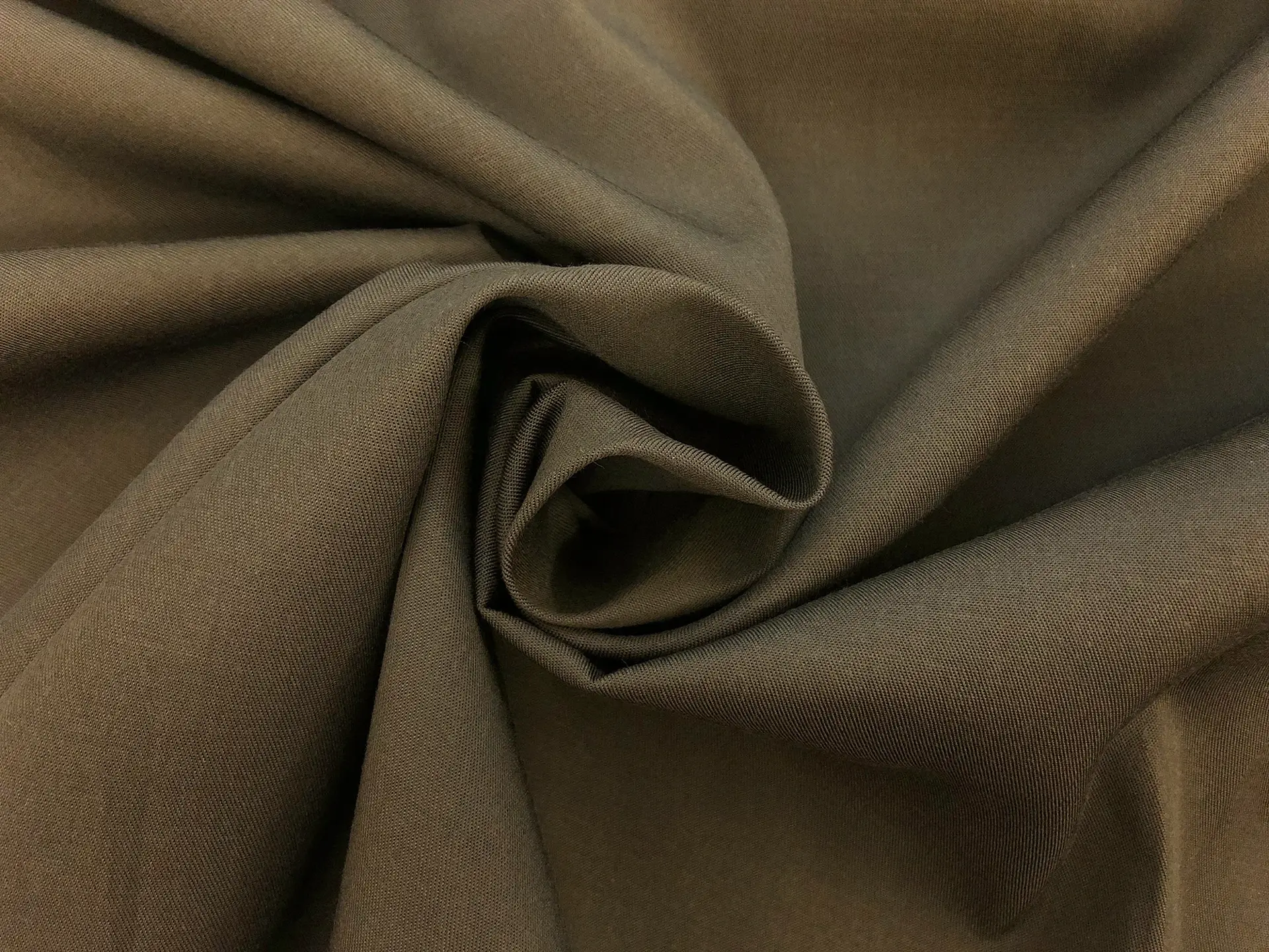 Tencel and Cotton Gabardine in Army