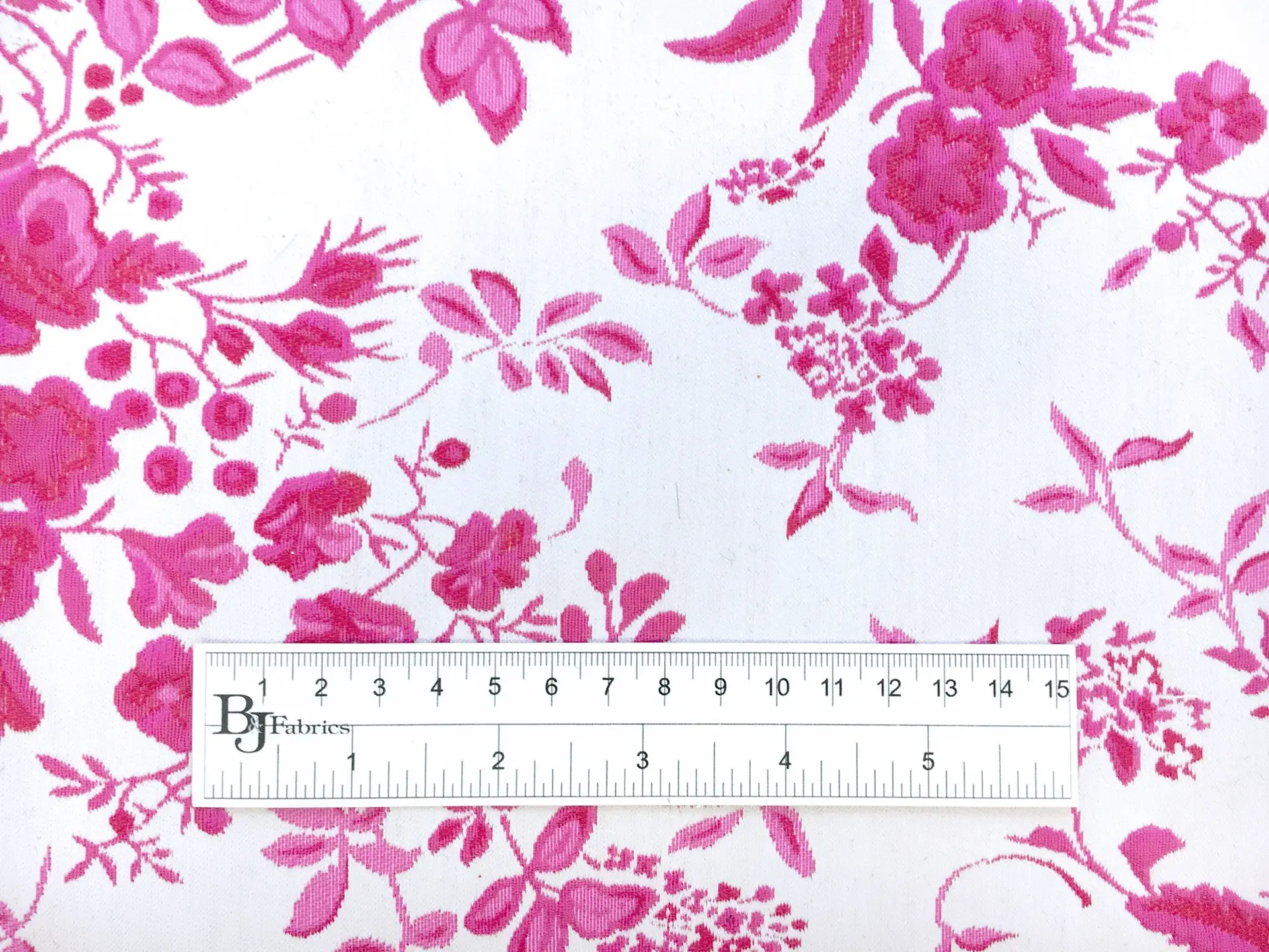 French Floral Brocade in Magenta