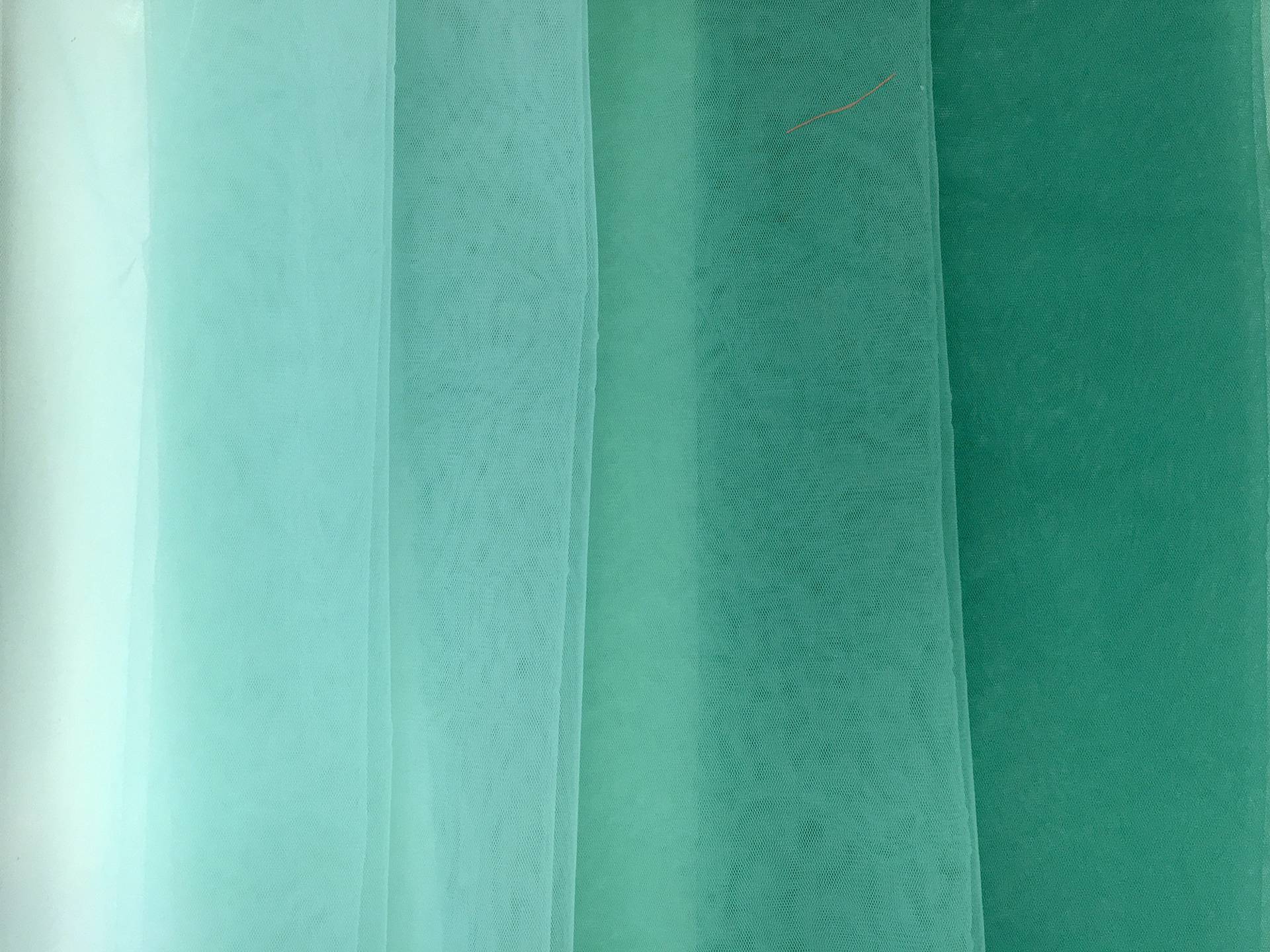 Ombre Tulle in Green