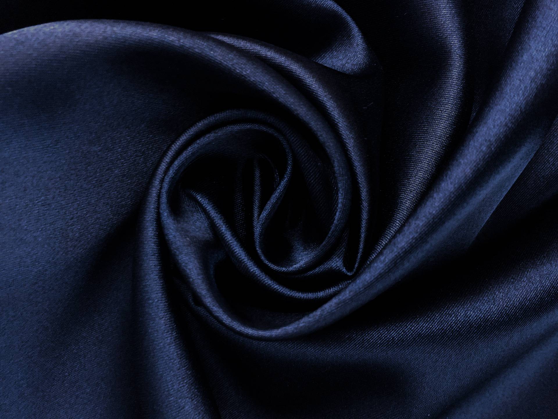 Debutante Polyester and Lycra Stretch Satin in Ink