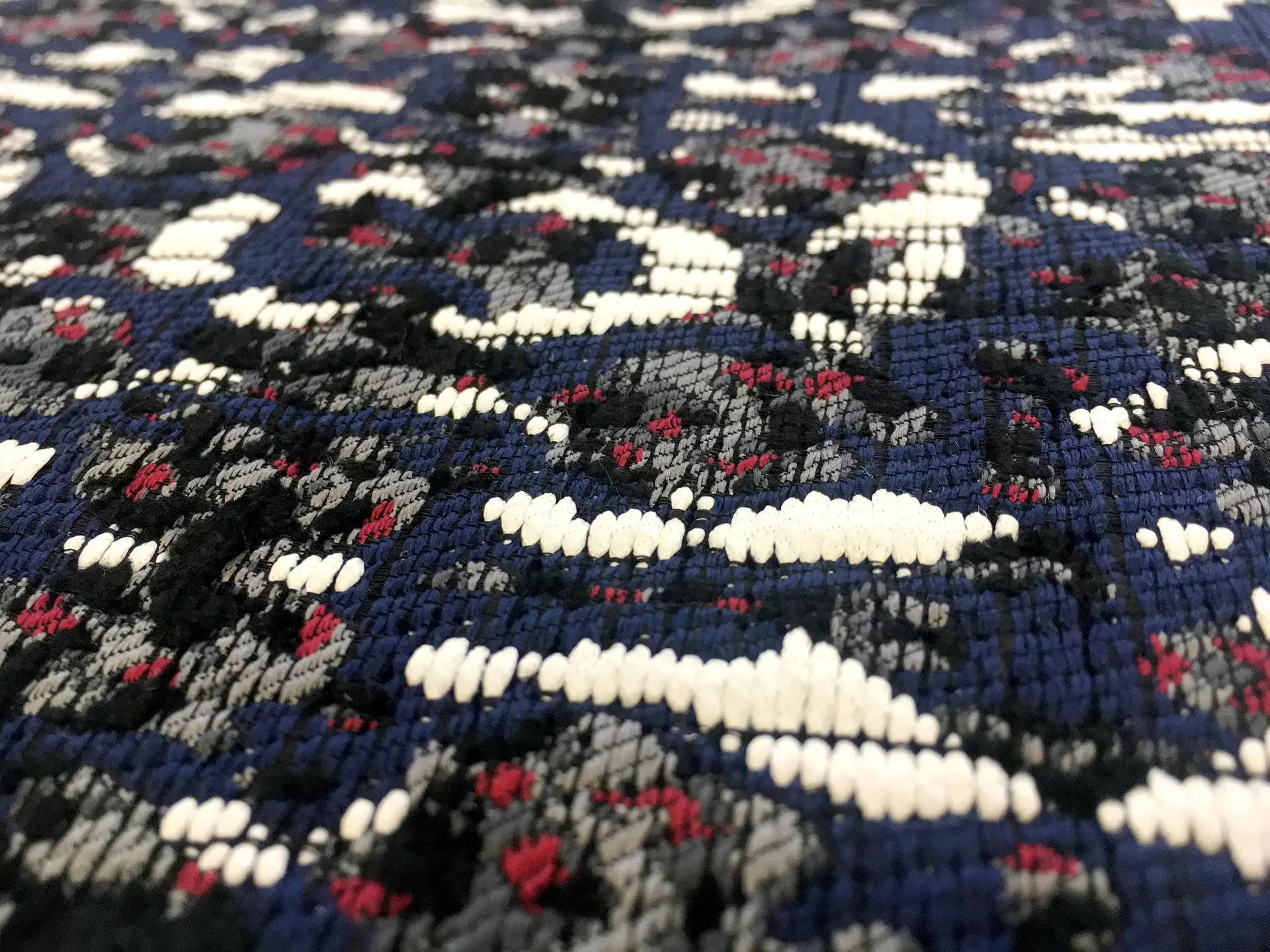 Cotton Blend Heavy Abstract Brocade