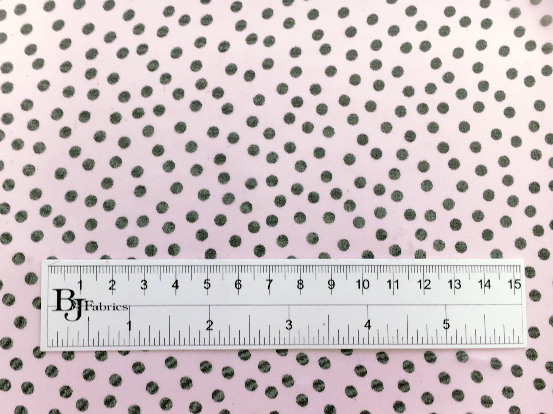 Printed Silk Chiffon with Small Polka Dots