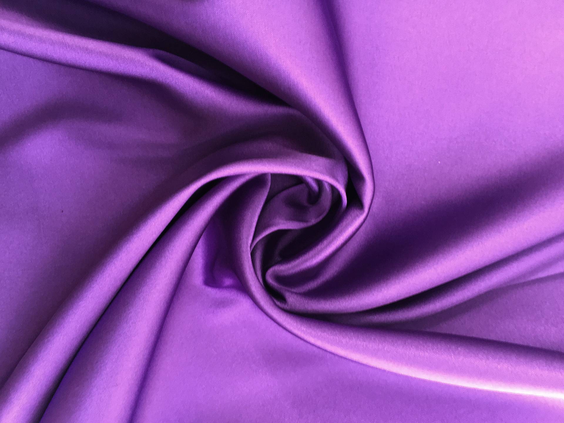 Polyester and Lycra Stretch Satin in Purple