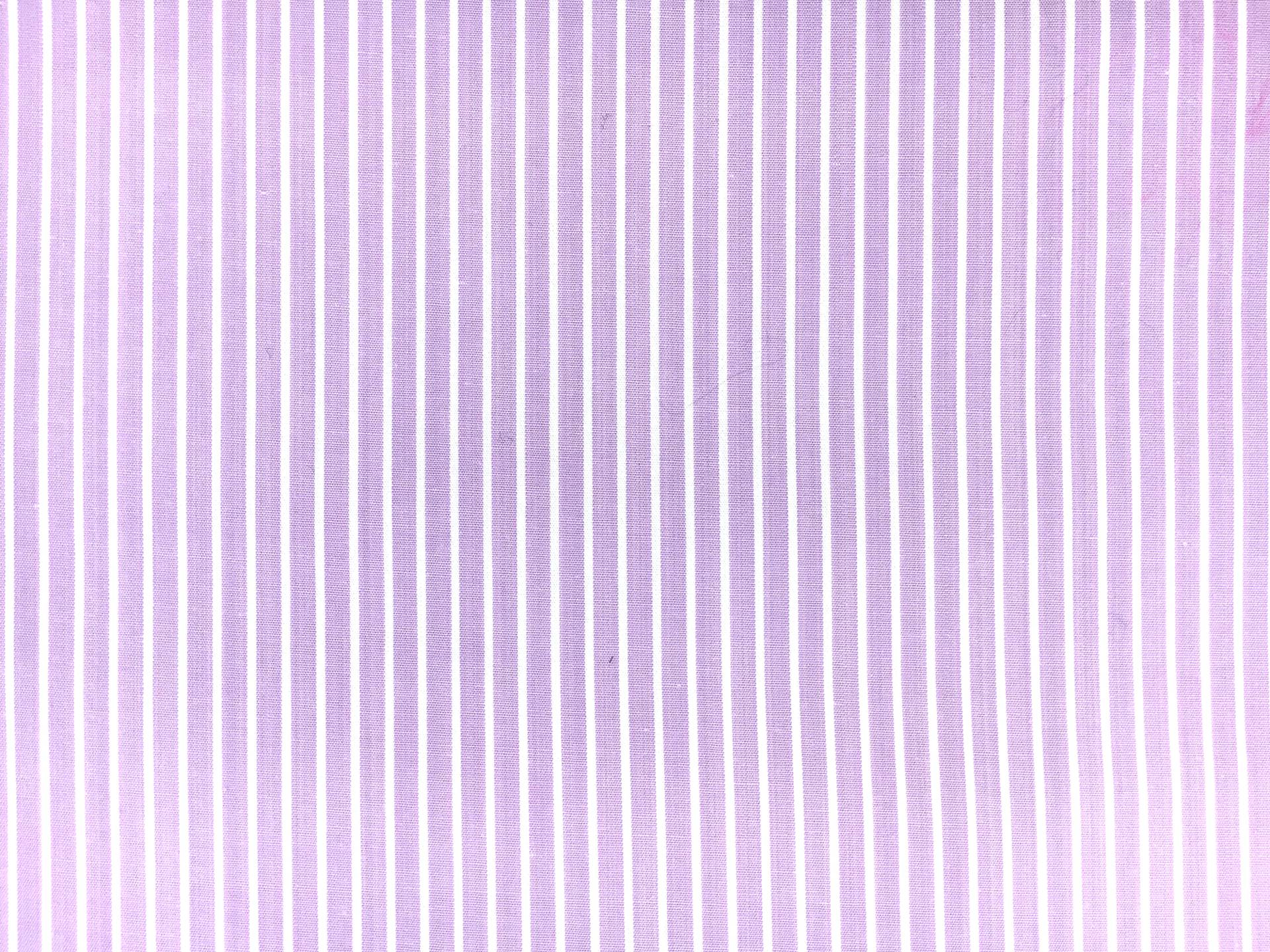 Cotton Shirting with Lavender Printed Stripe