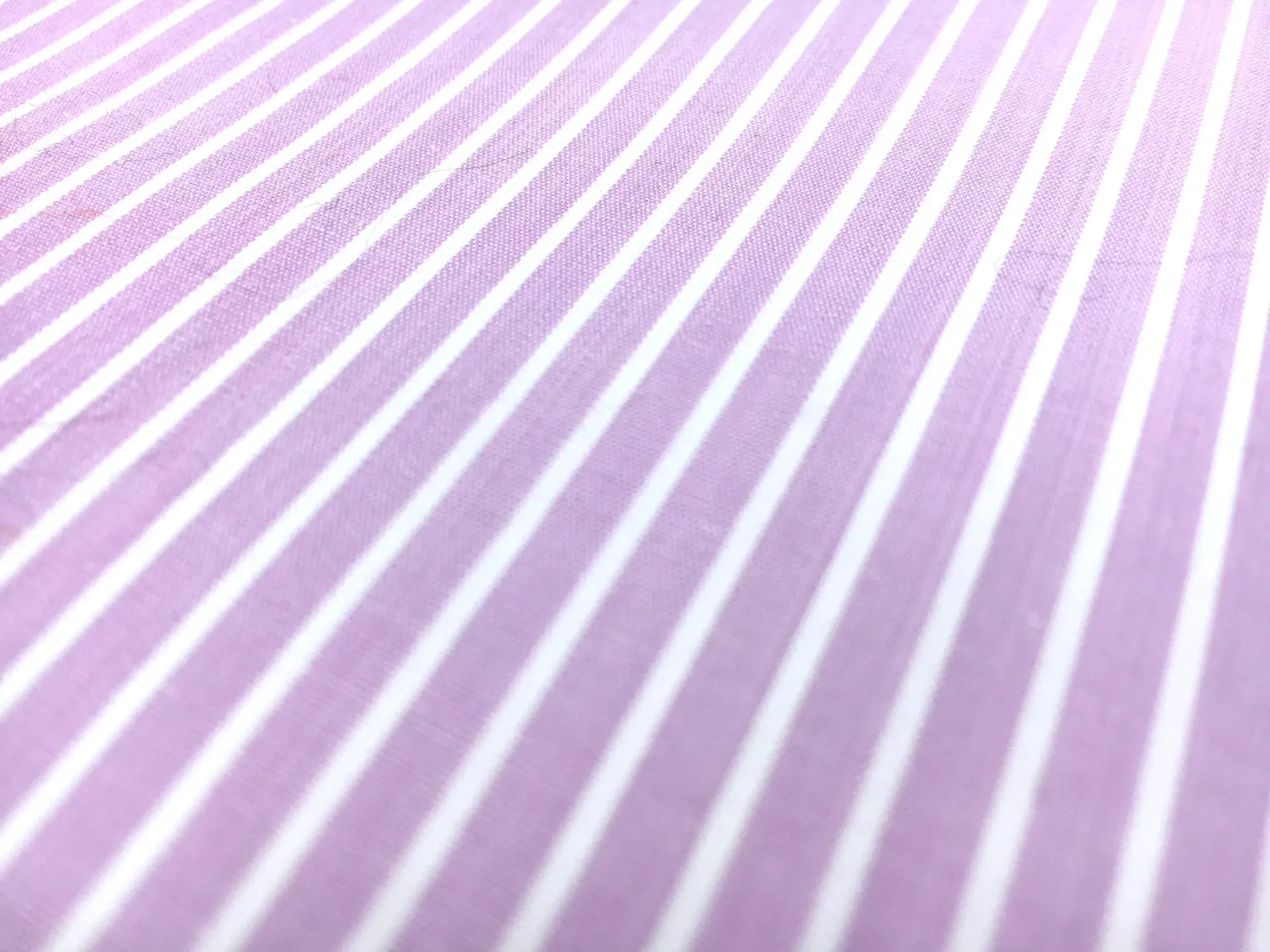 Cotton Shirting with Lavender Printed Stripe