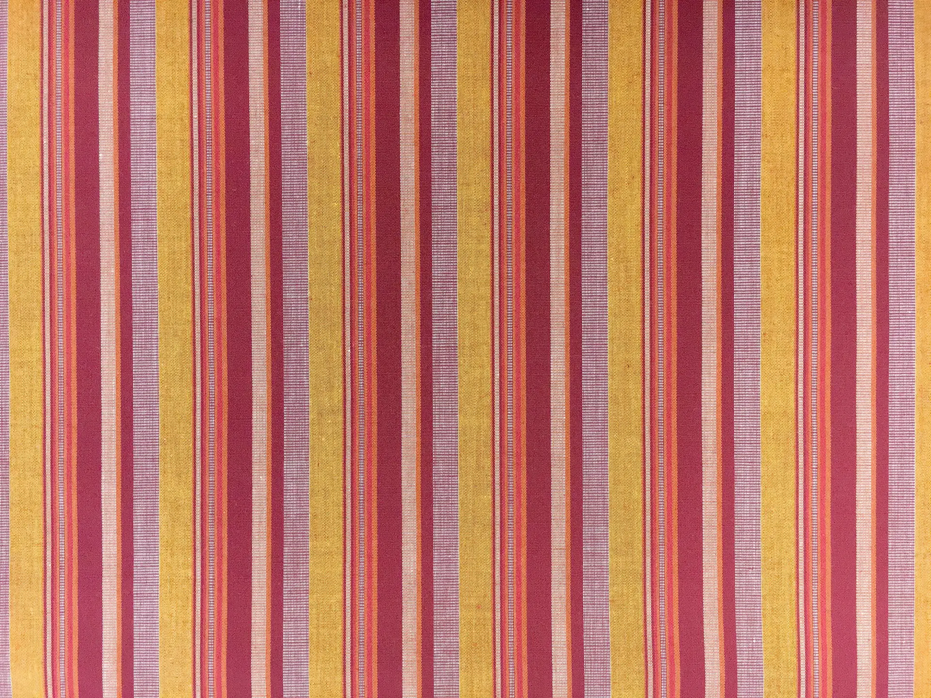 Cotton Shirting Woven Stripes in Crimson
