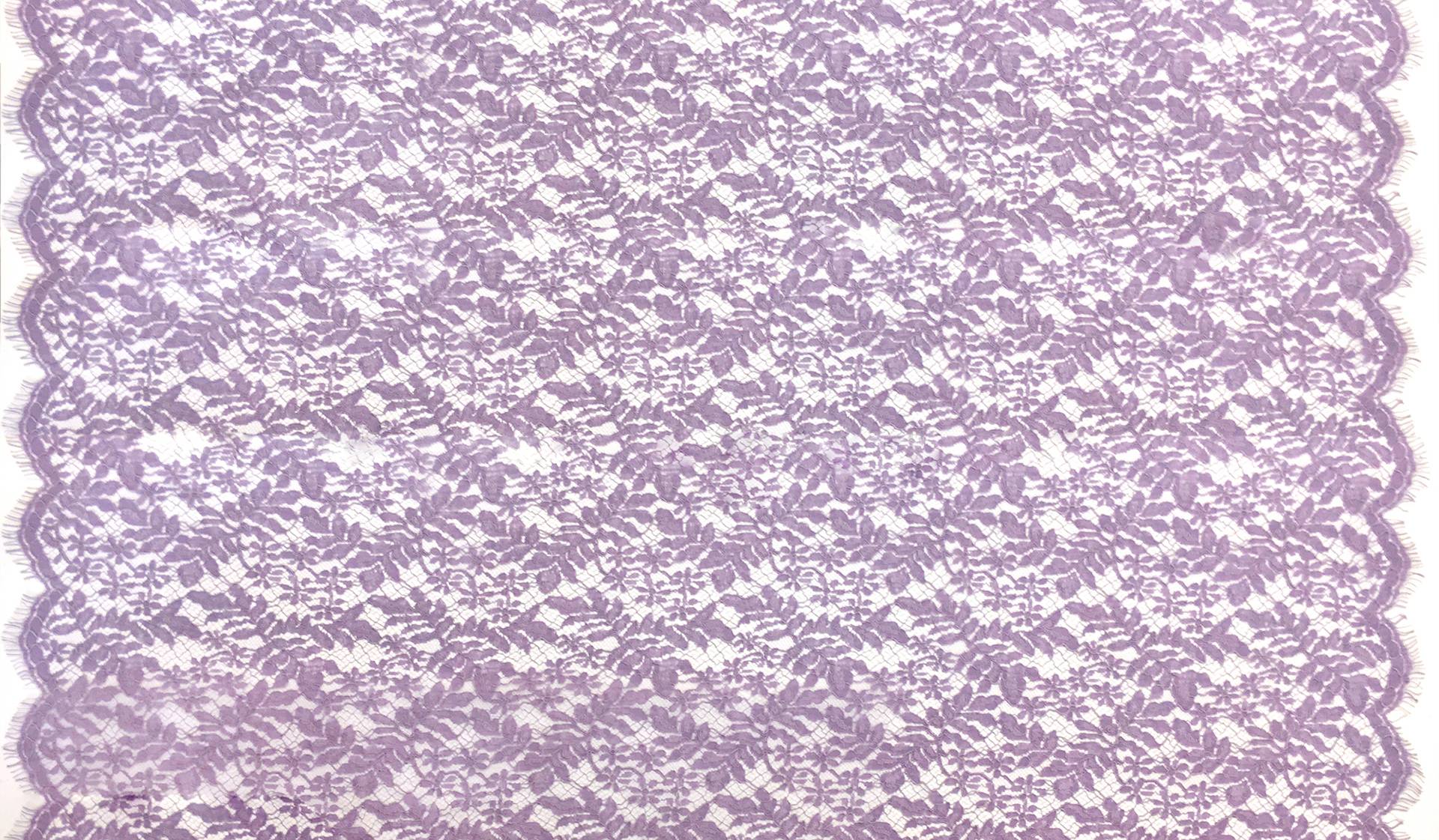 French Corded Chantilly Lace in Lavender 