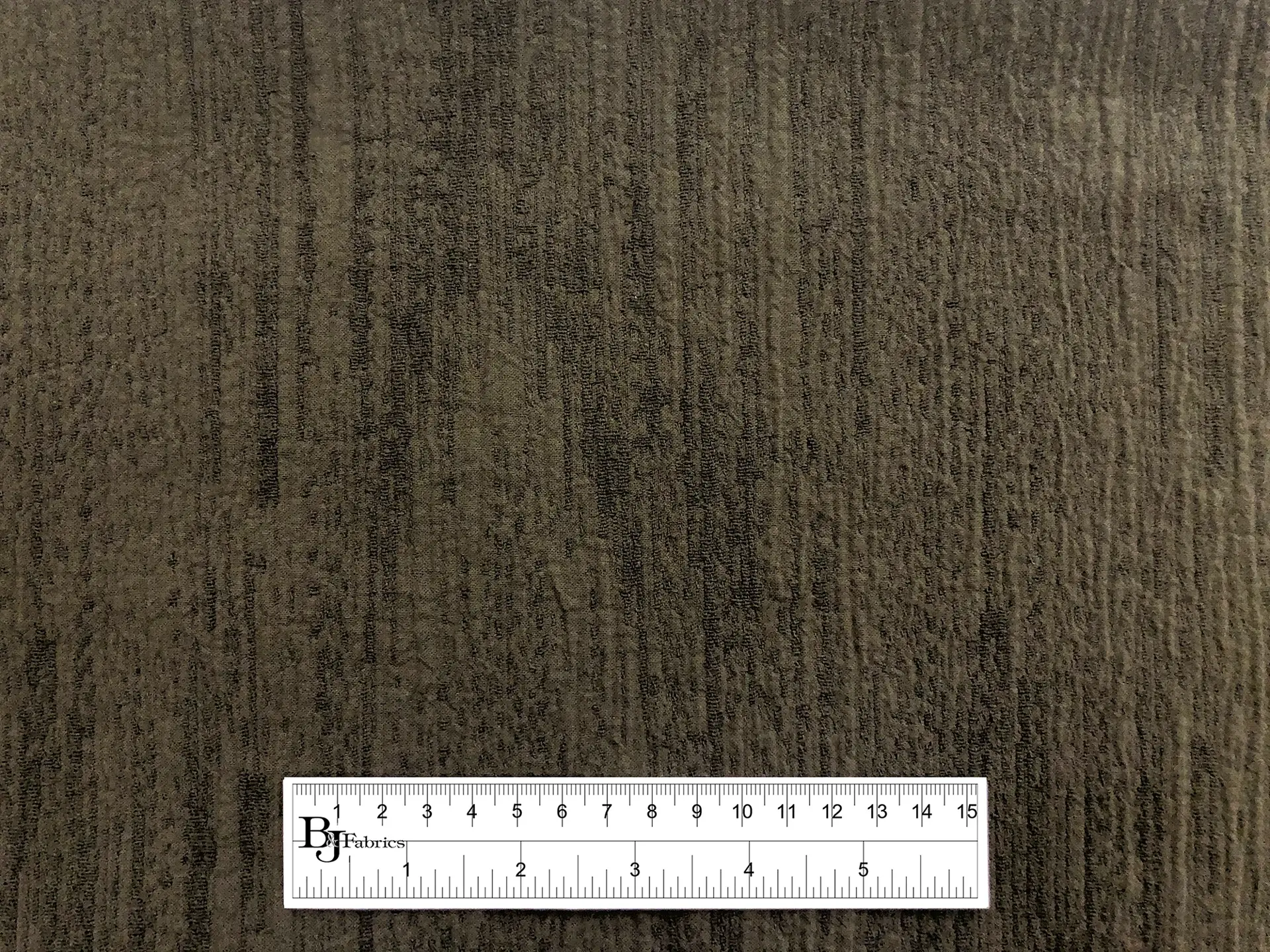 Cotton & Linen Upholstery Brocade in Olive