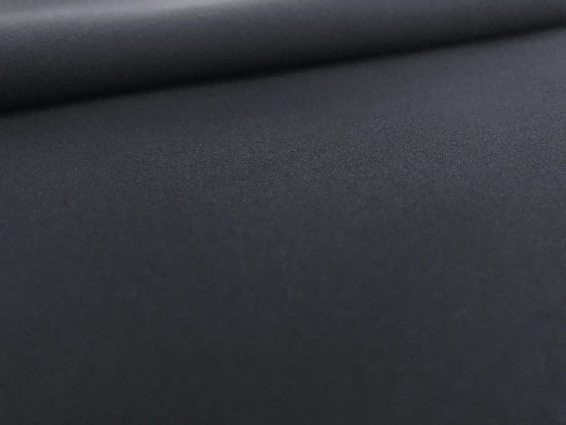 Lightweight Stretch Cotton Sateen in Midnight Navy
