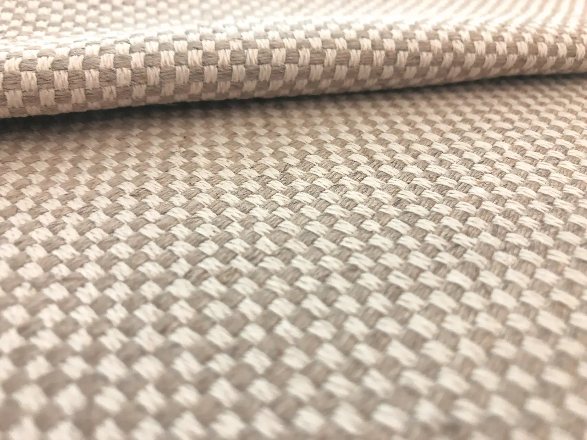 Linen & Cotton Petite Basket Weave Upholstery