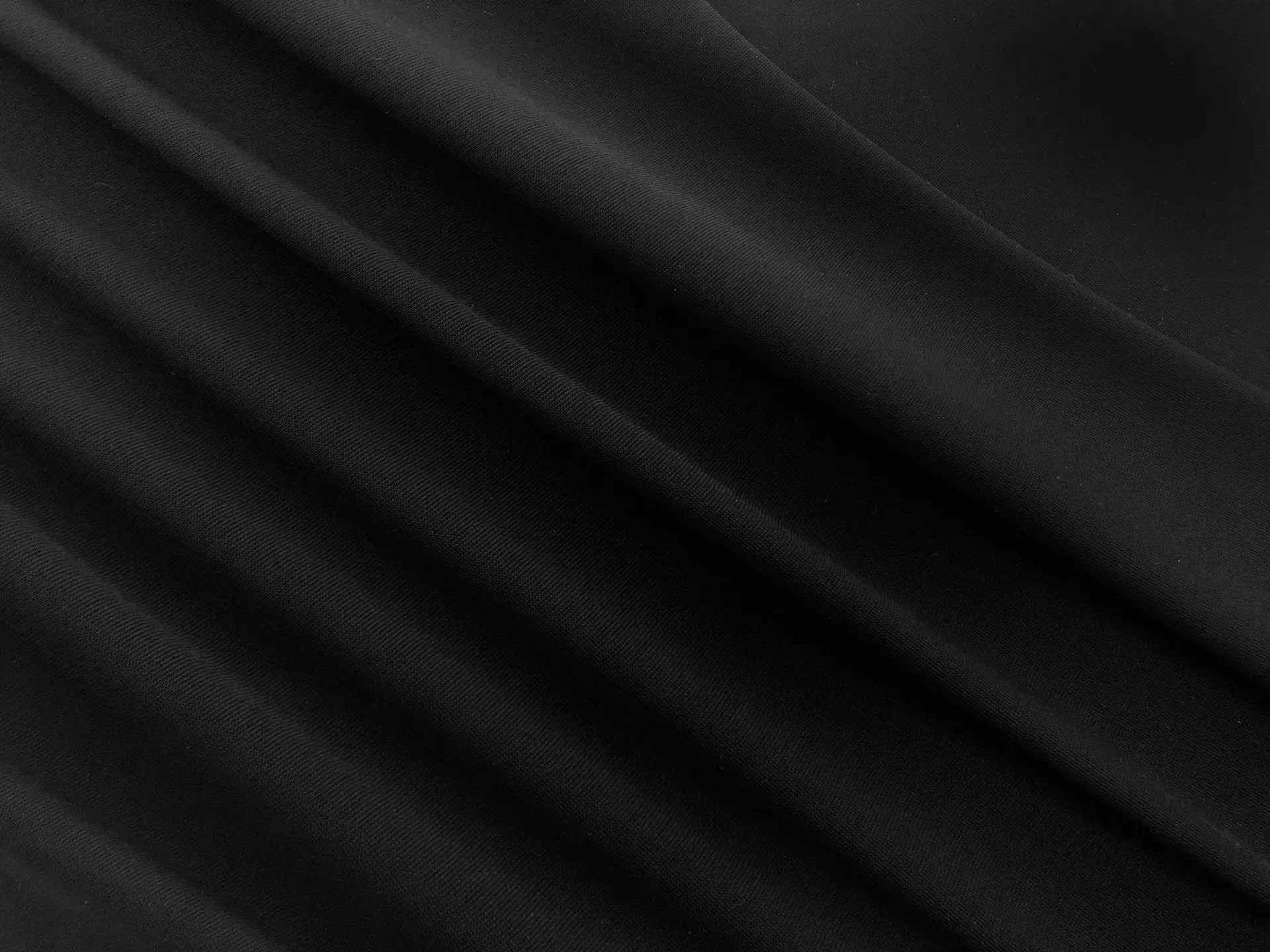 Nylon Spandex Support Knit in Black