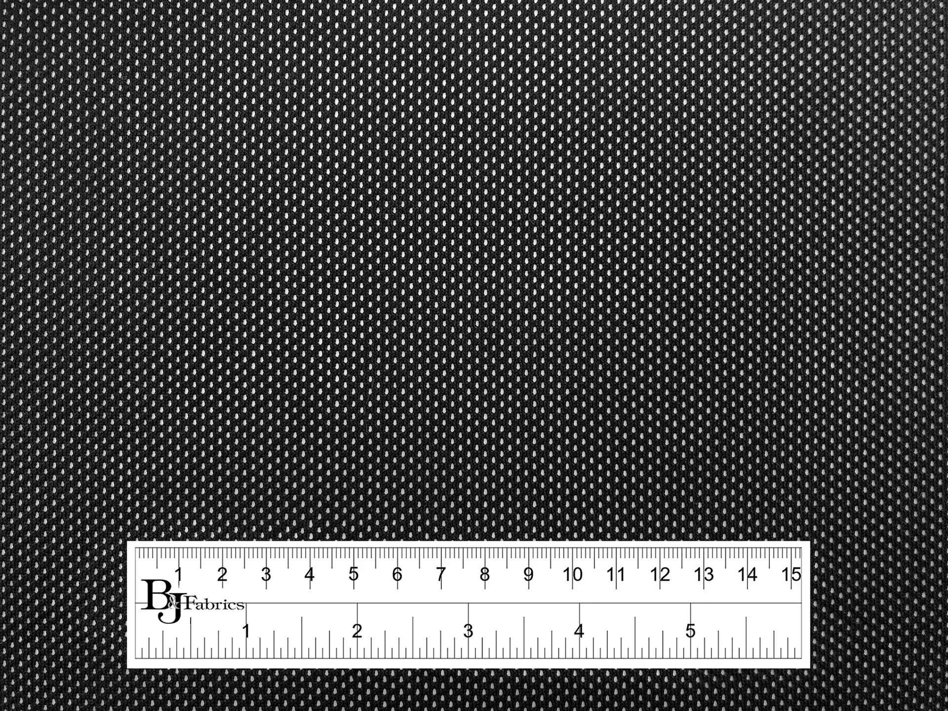 Polyester Knit Mesh in Black