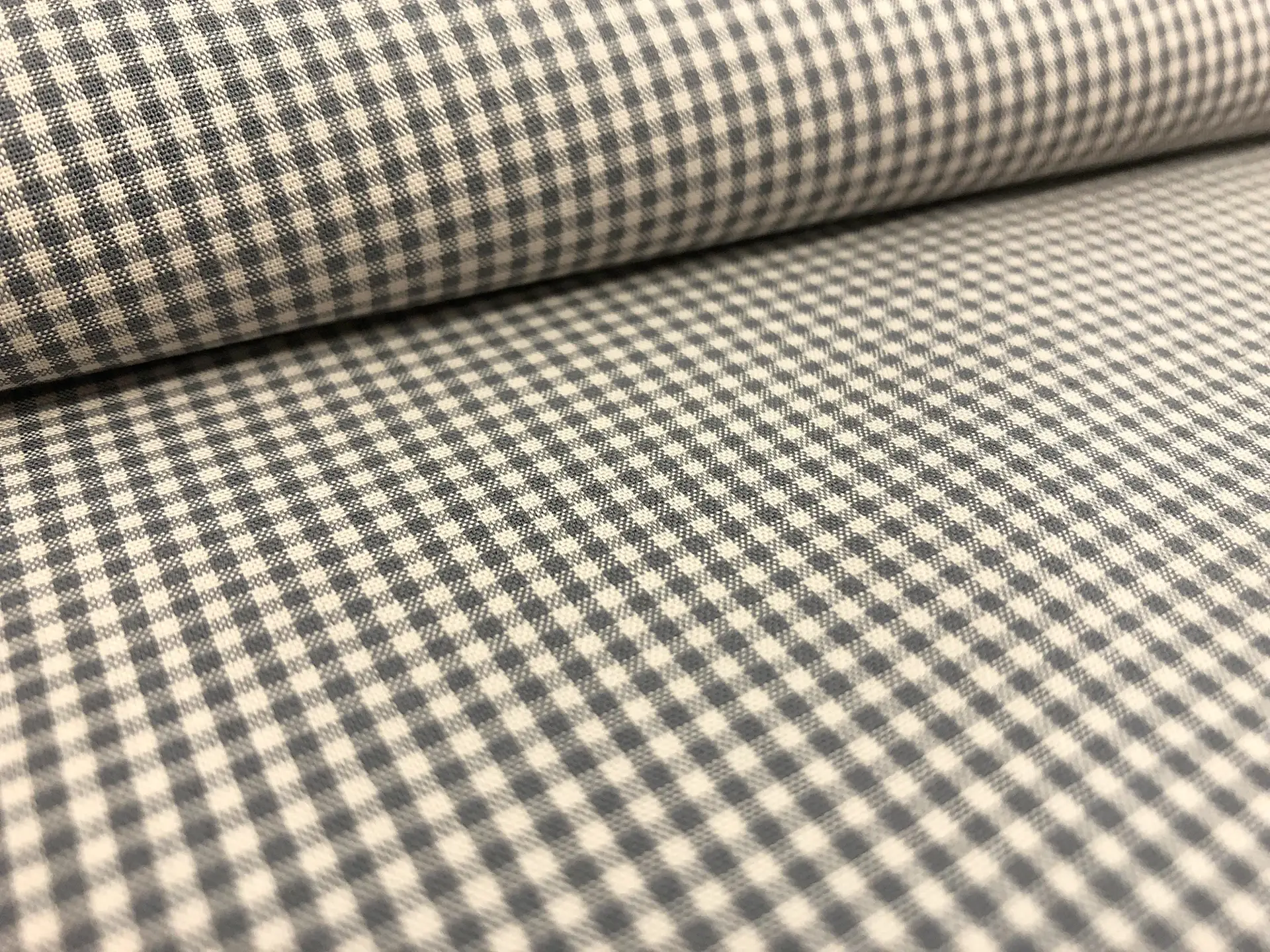 Japanese 1/16" Cotton Gingham in Grey