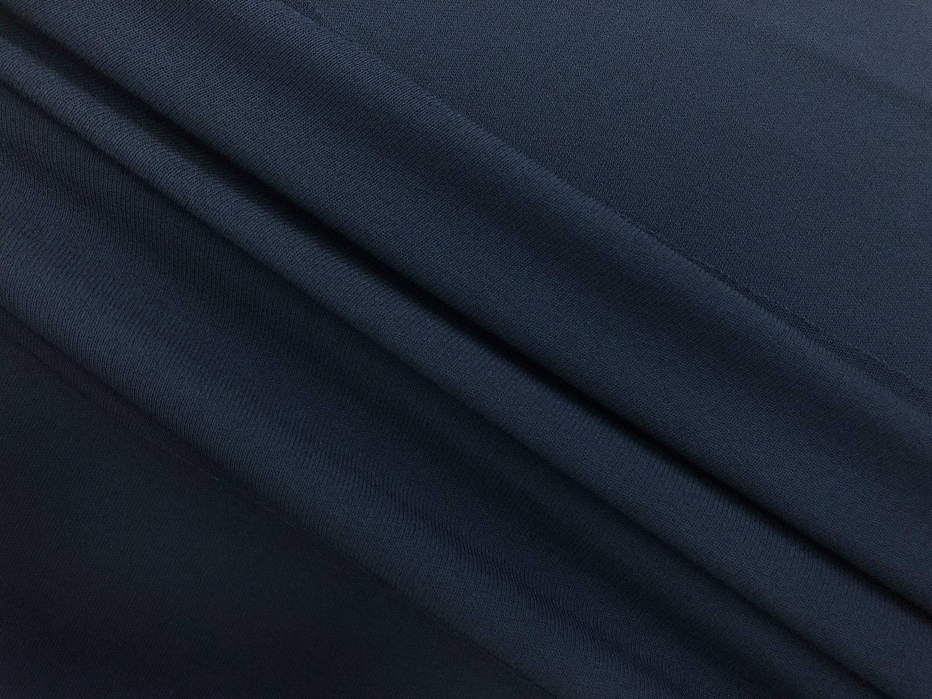 Rayon Matte Jersey Knit in Navy